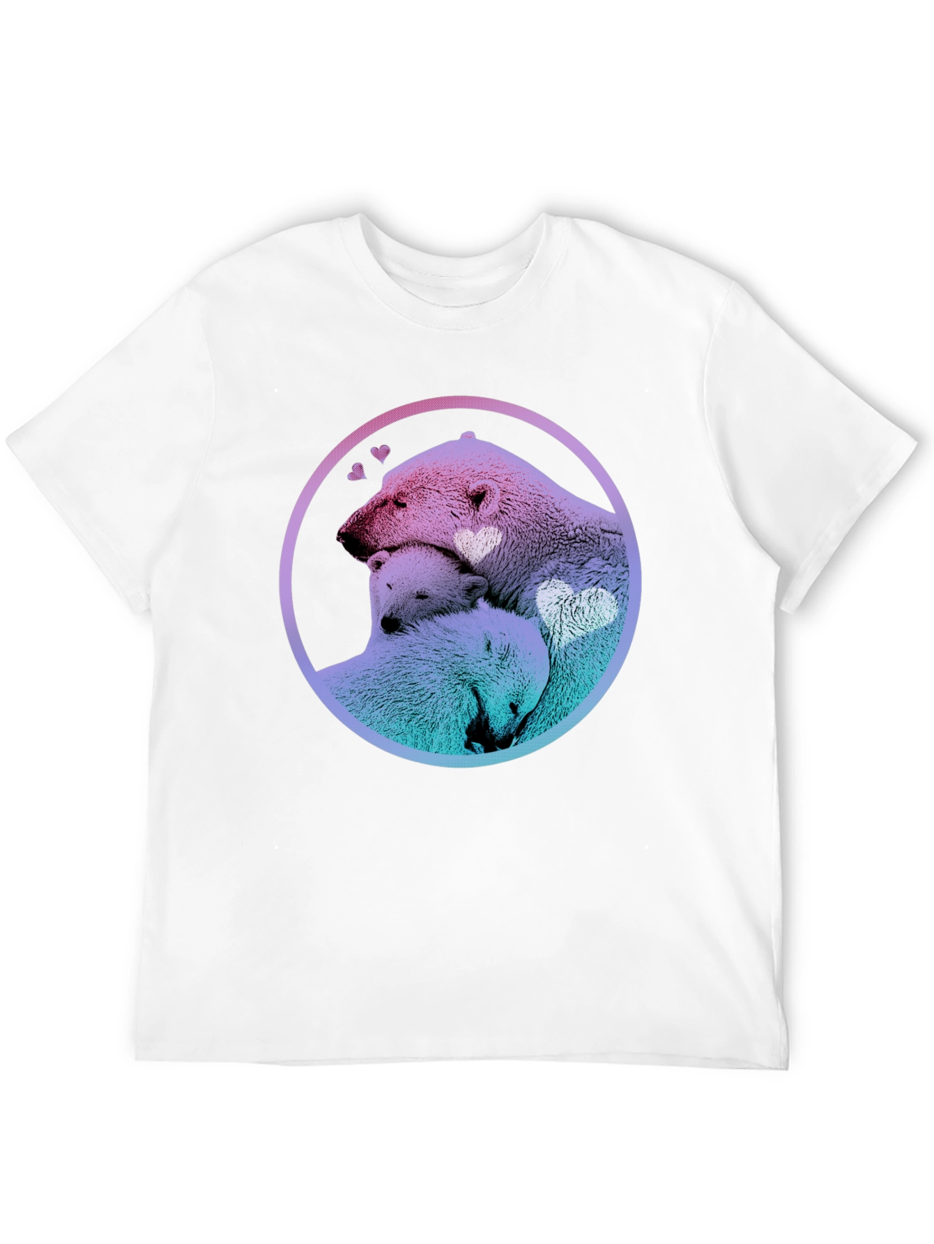 Polar Bear Family Tee - A Heartwarming Design