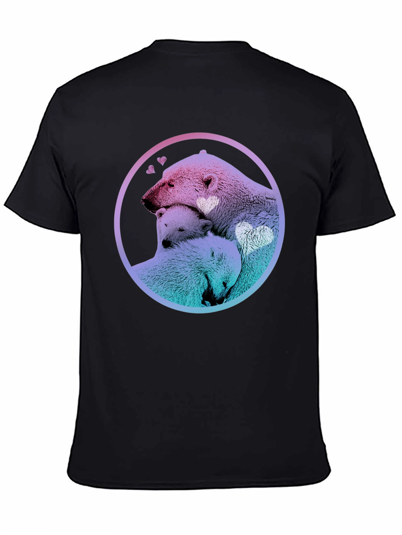 Polar Bear Family Tee - A Heartwarming Design