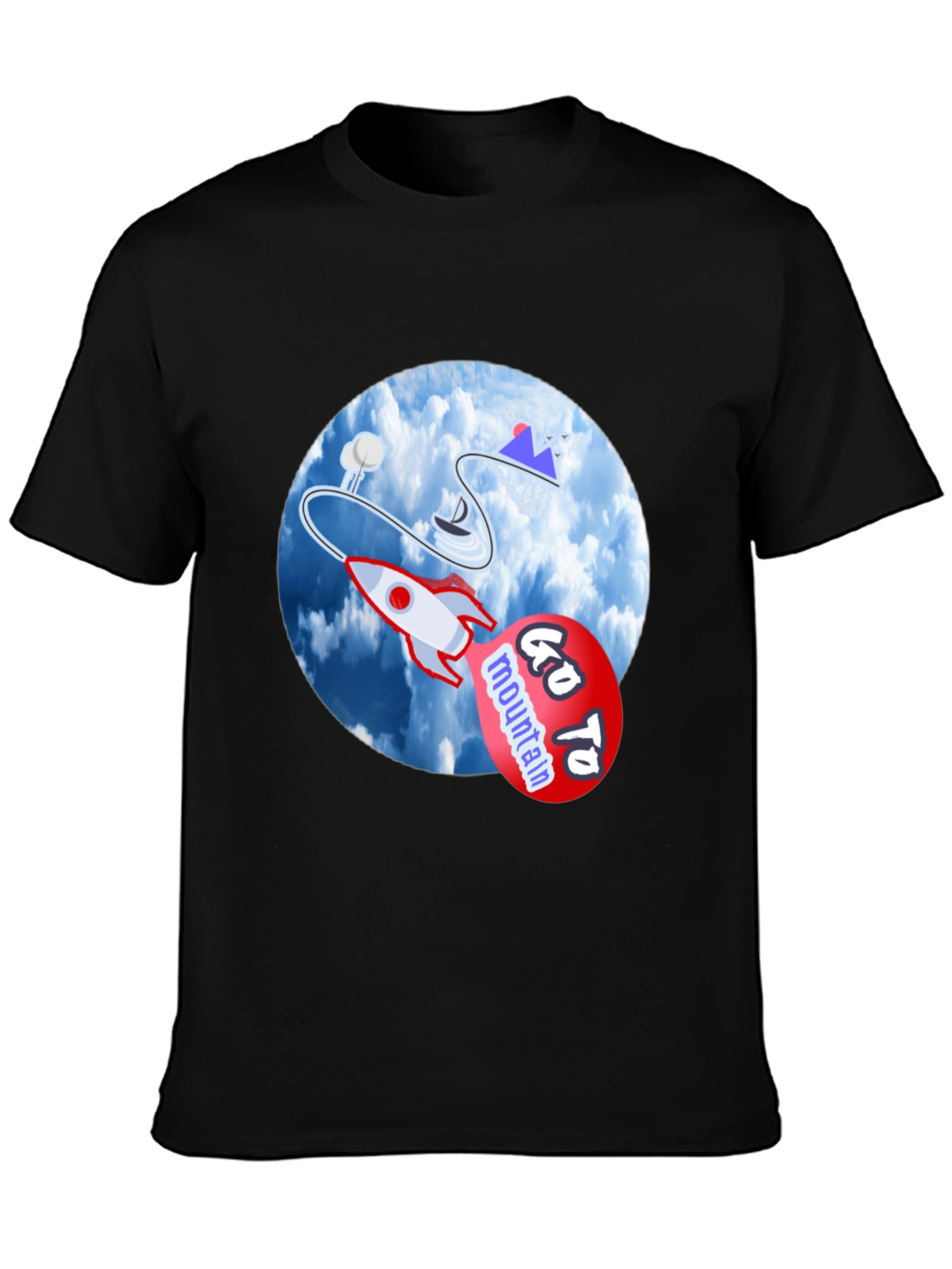 Go To Mountain Graphic T-Shirt