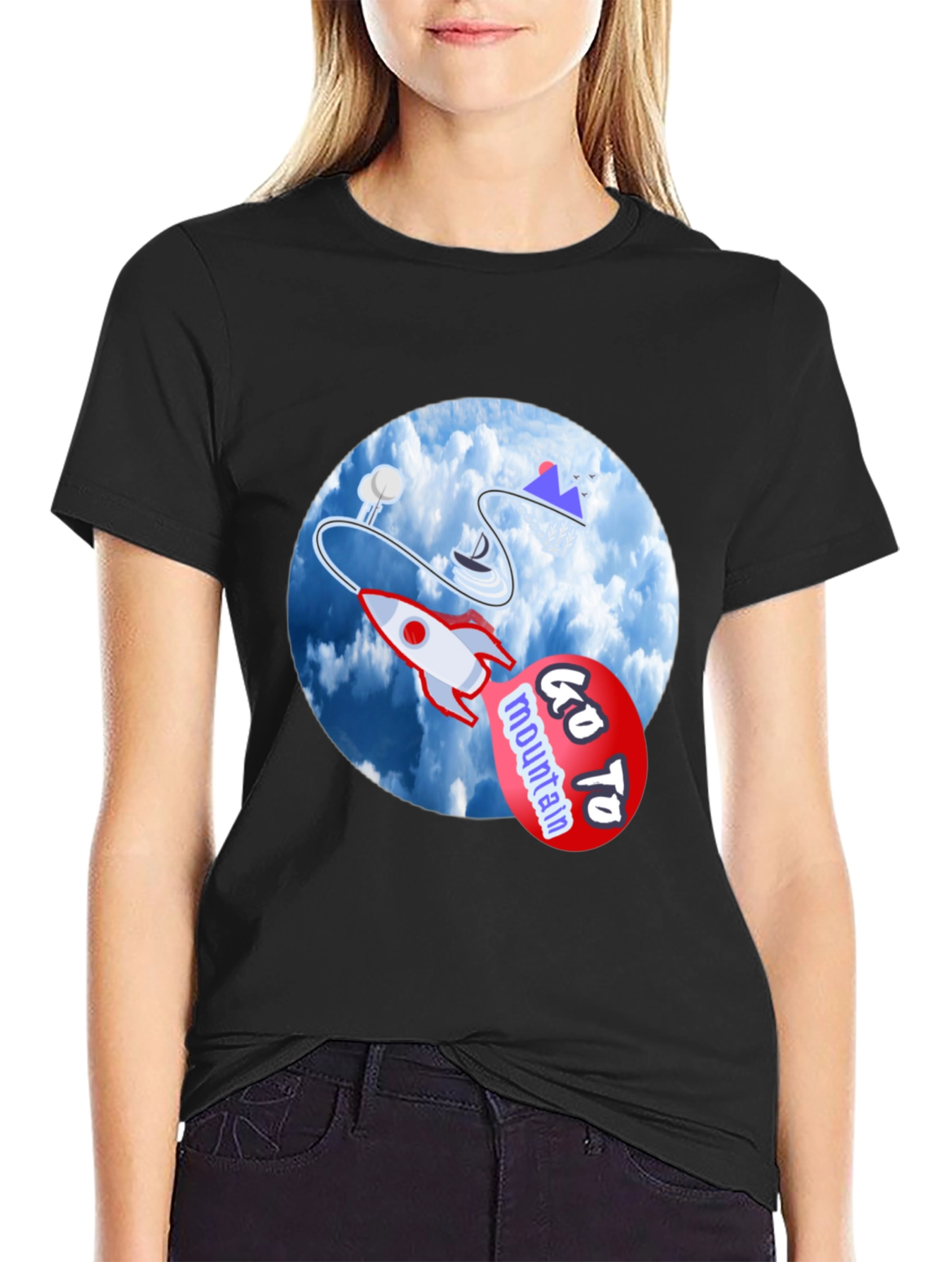 Go To Mountain Graphic T-Shirt