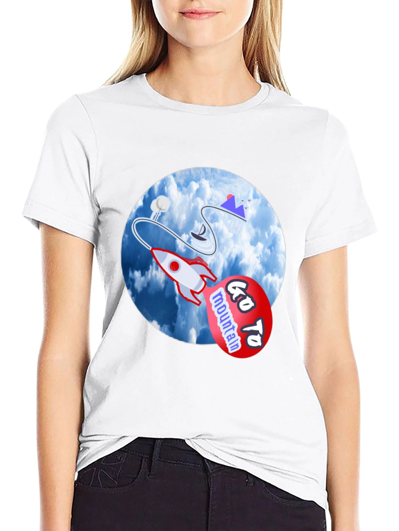 Go To Mountain Graphic T-Shirt