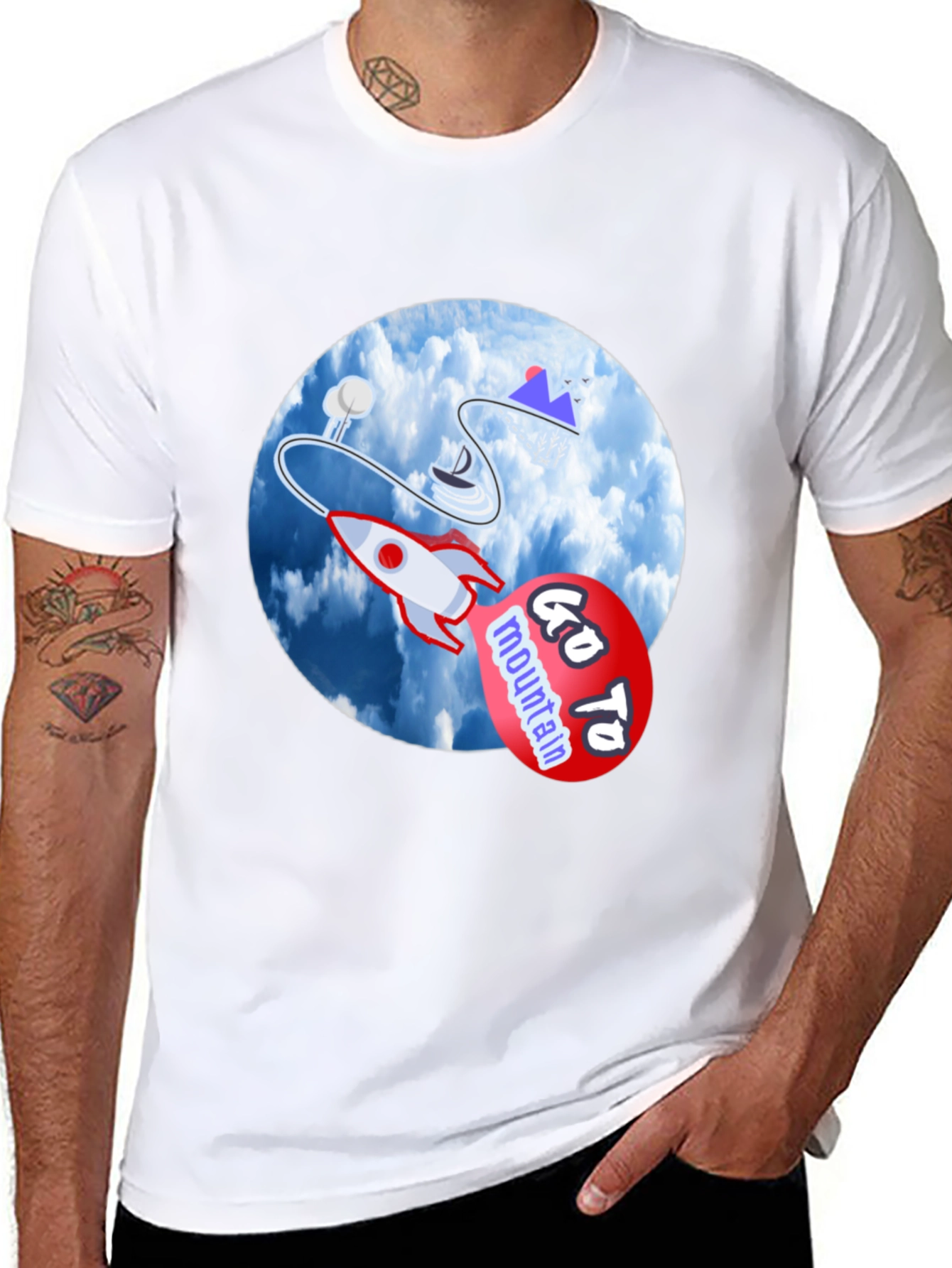 Go To Mountain Graphic T-Shirt