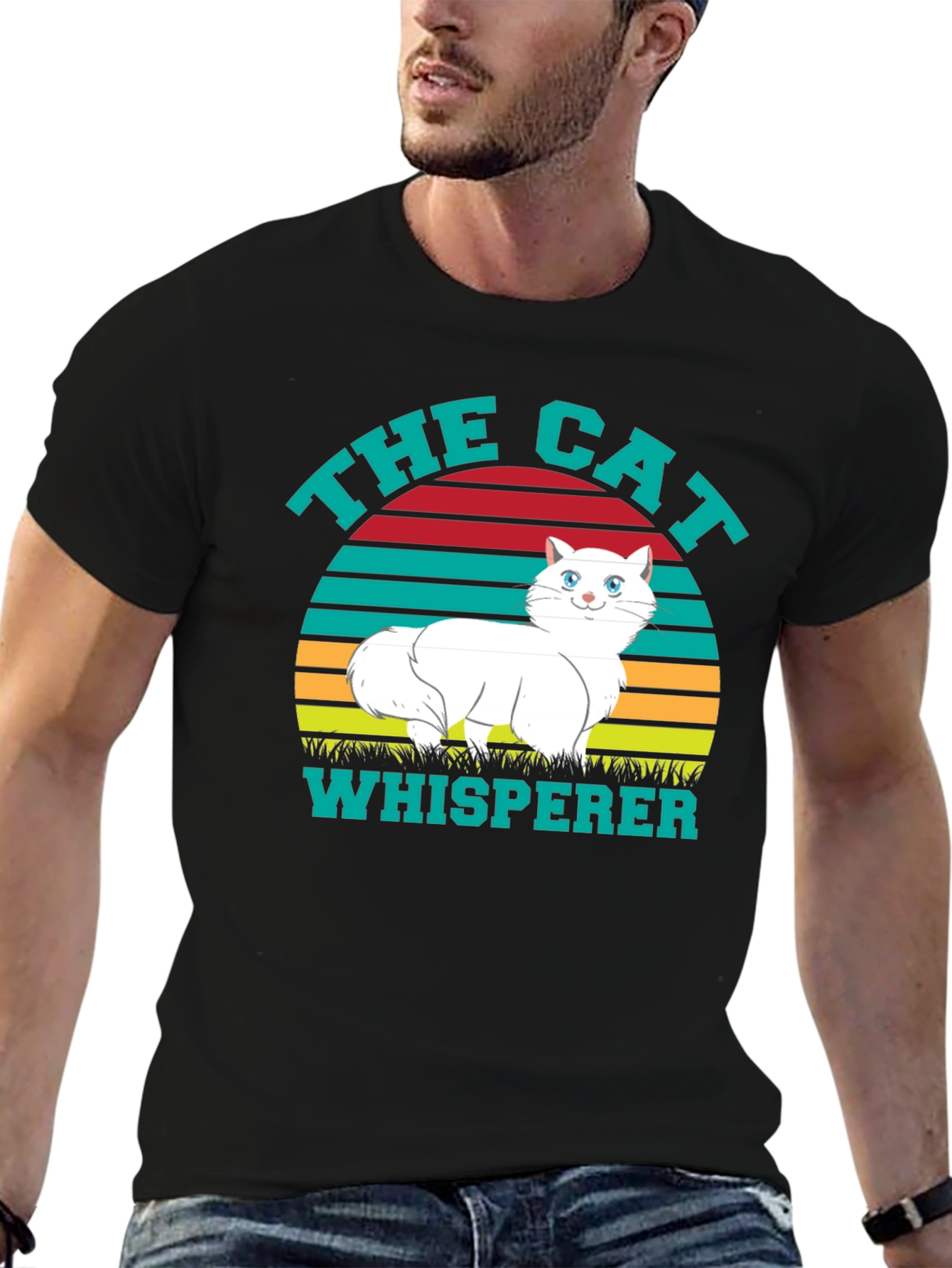 The Cat Whisperer Graphic T-Shirt - Unisex