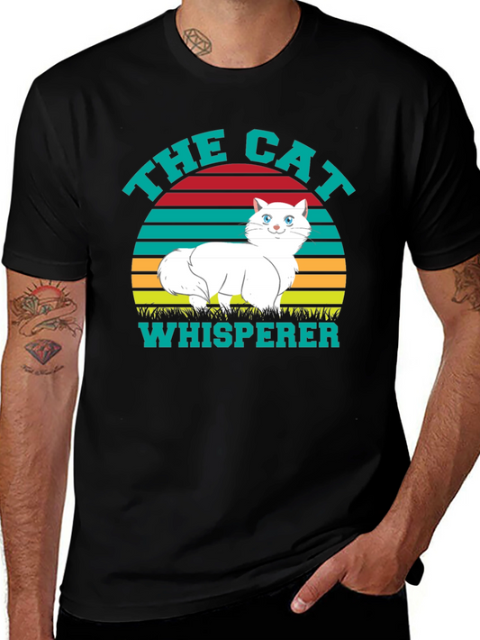 The Cat Whisperer Graphic T-Shirt - Unisex