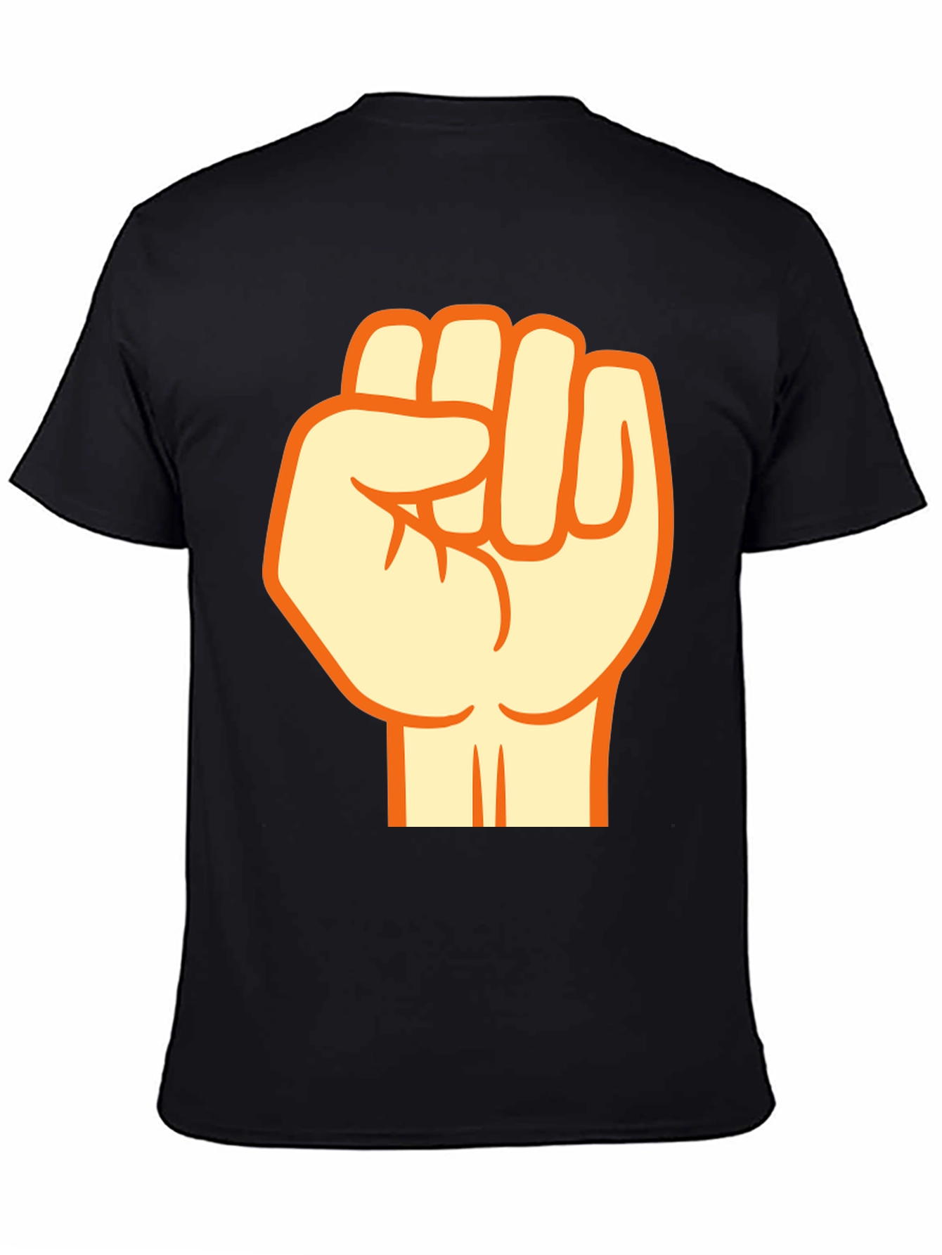 Fist Graphic Black T-Shirt - Empower Your Style