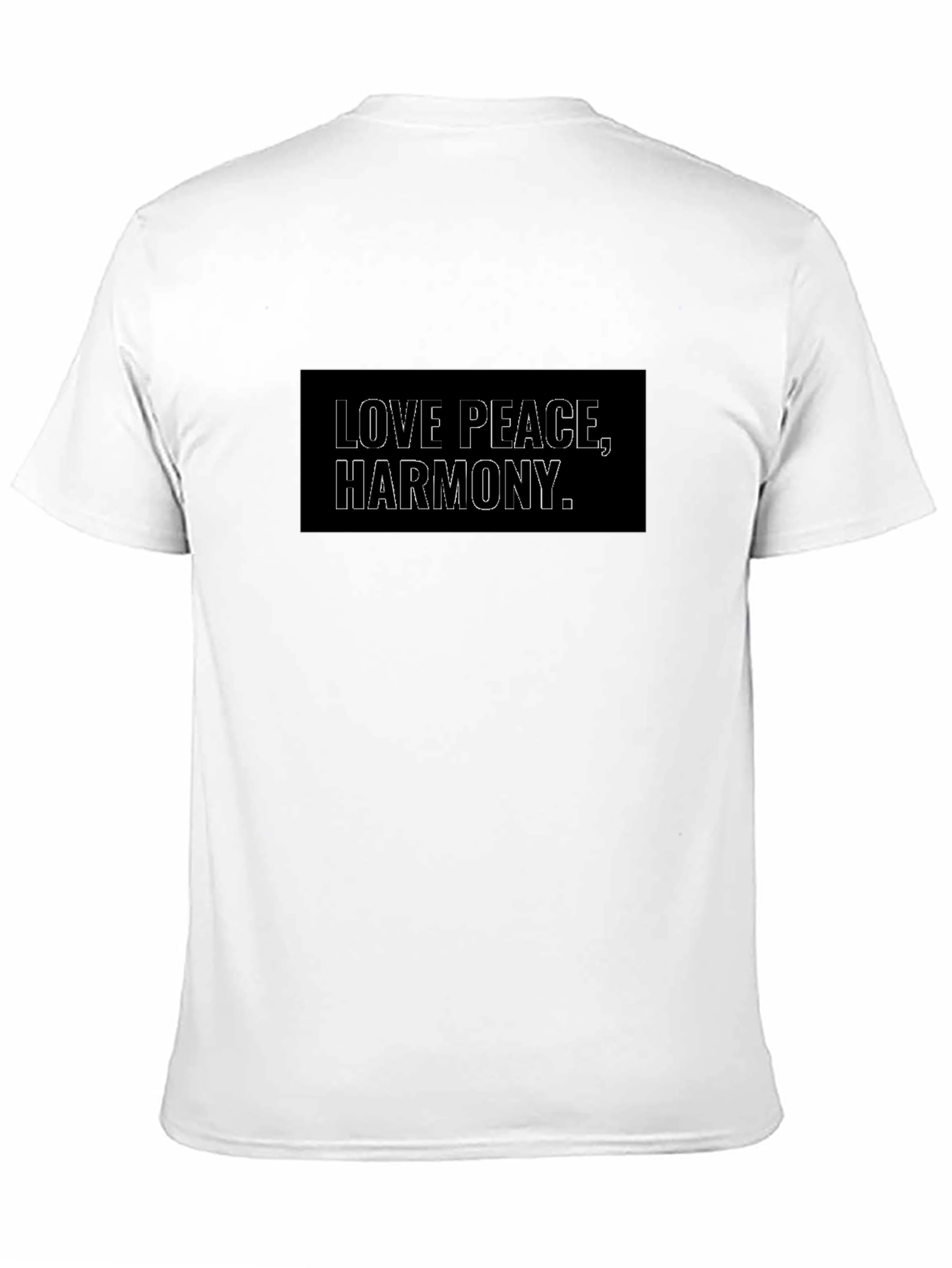Love Peace Harmony T-Shirt - Unisex Black Tee