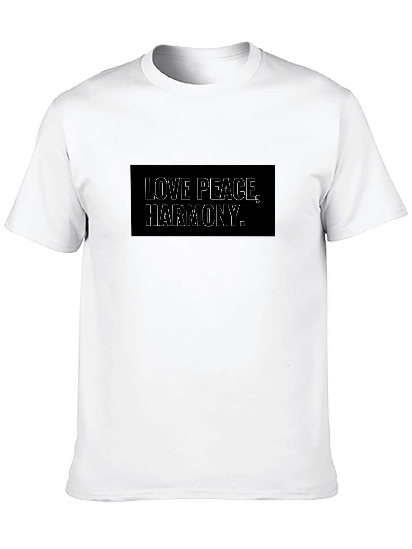 Love Peace Harmony T-Shirt - Unisex Black Tee