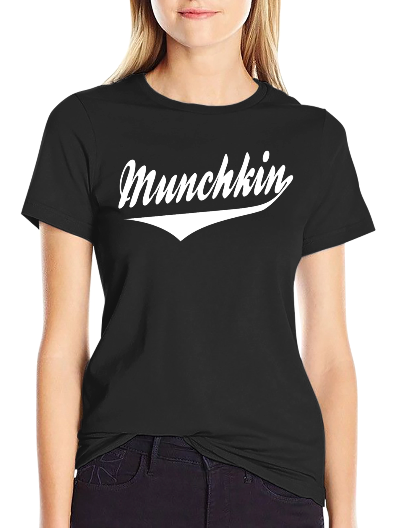 Munchkin Graphic Tee - Black Casual T-Shirt
