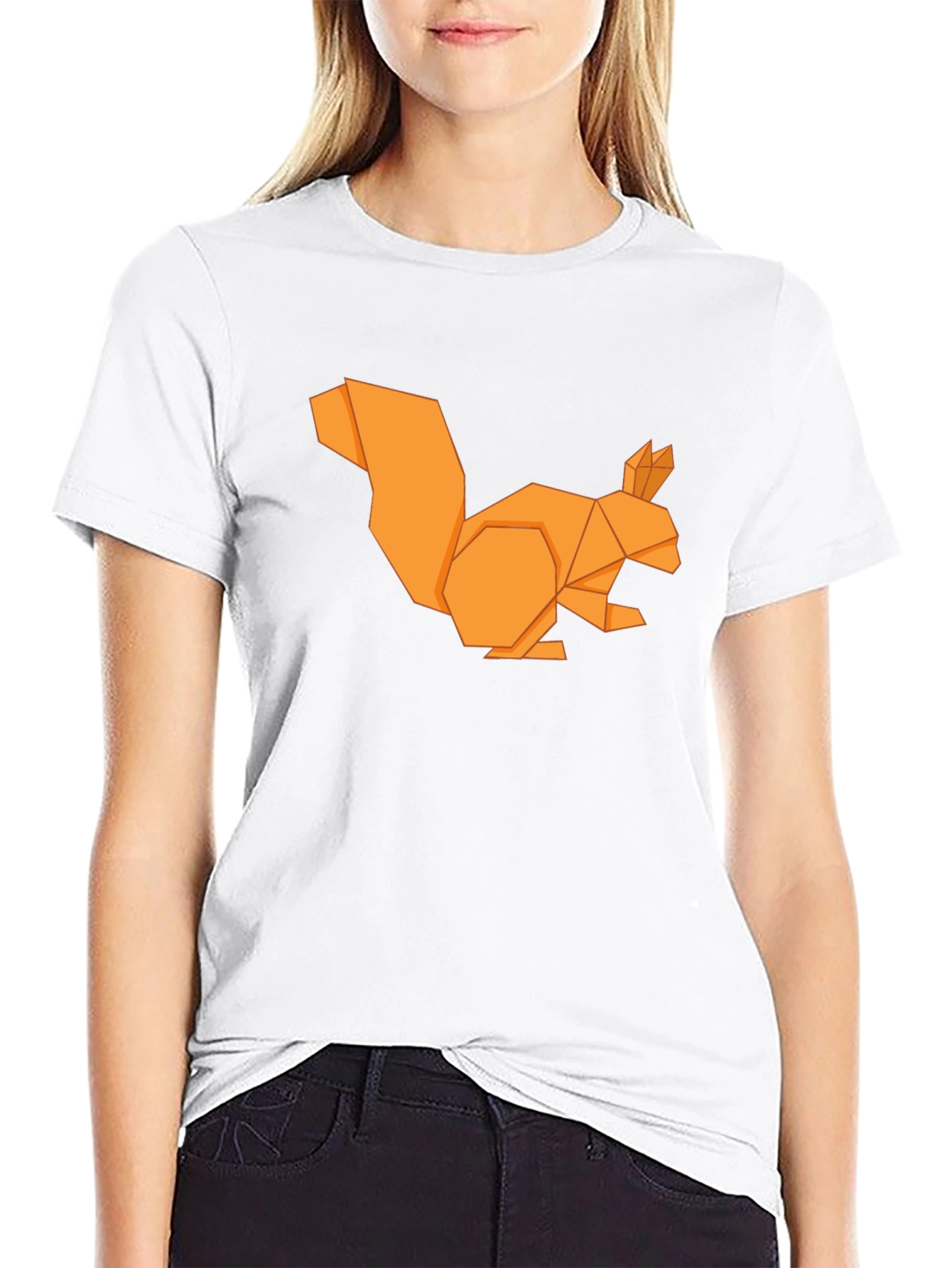 Origami Squirrel Graphic T-Shirt - Casual Menswear