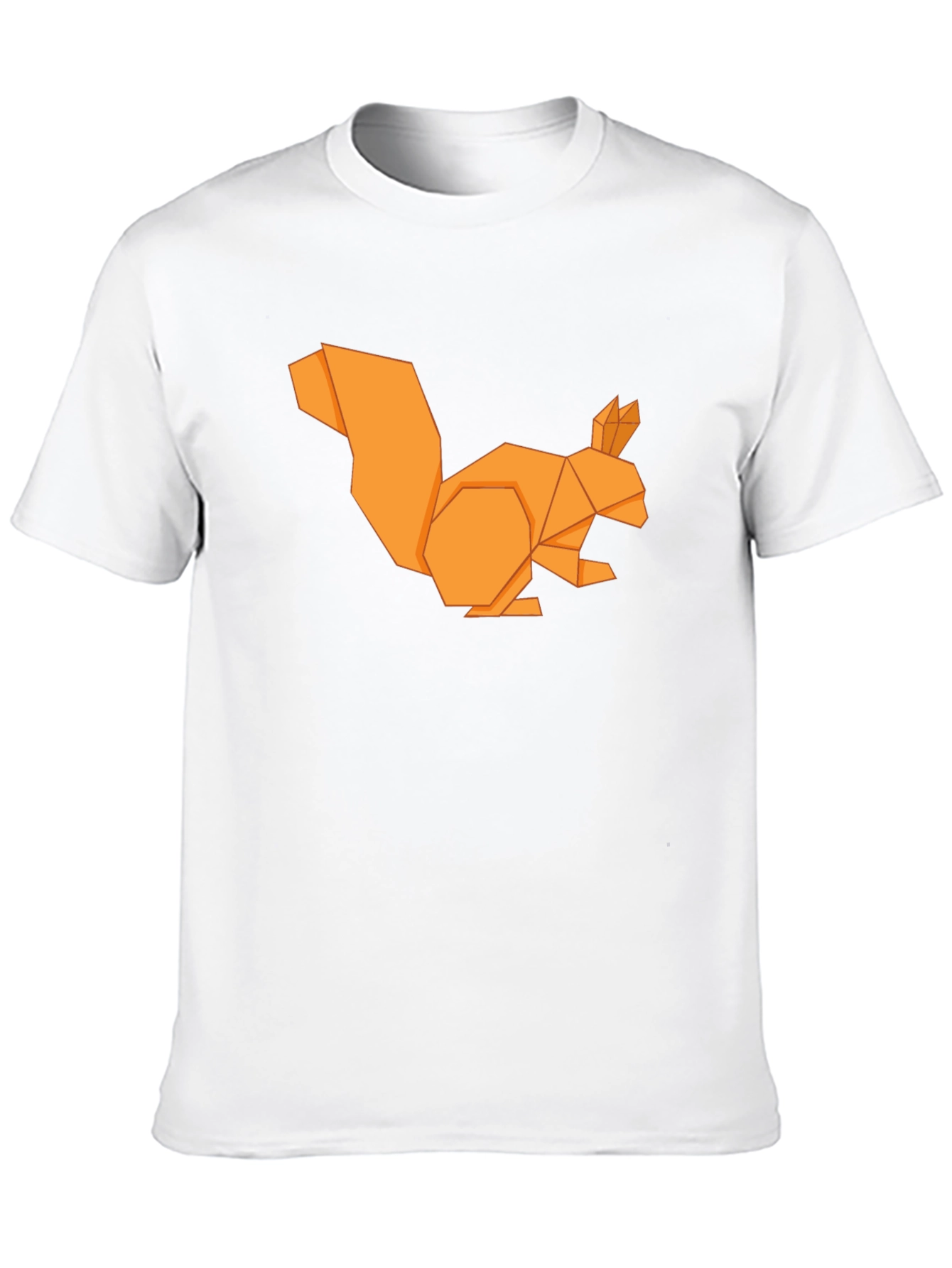 Origami Squirrel Graphic T-Shirt - Casual Menswear