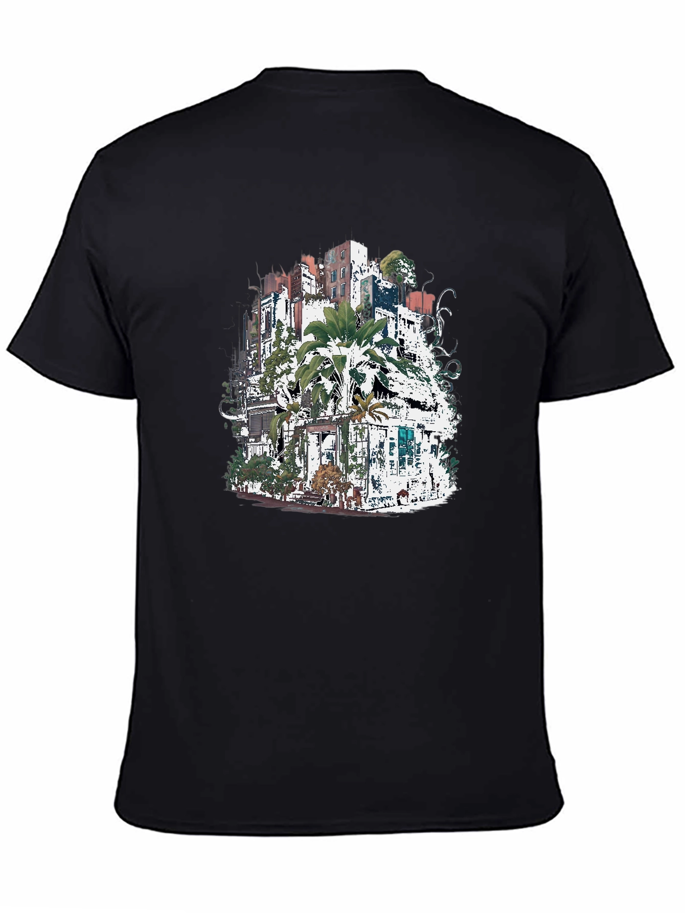 Urban Jungle T-Shirt - Unique Cityscape Design