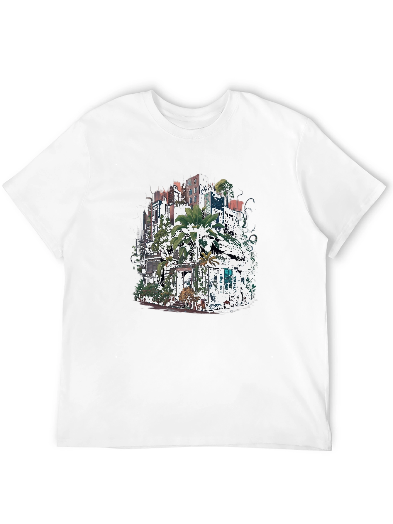 Urban Jungle T-Shirt - Unique Cityscape Design