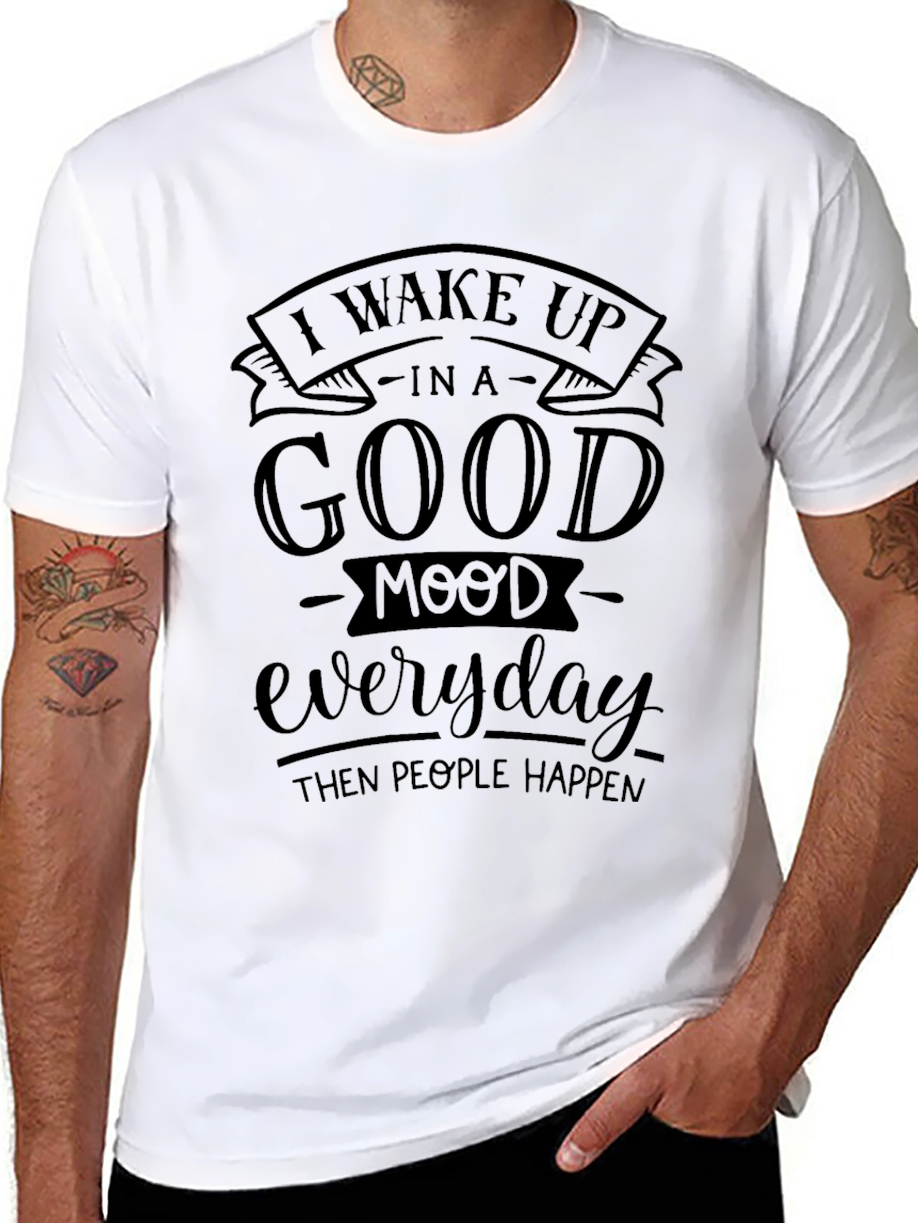 Good Mood Graphic Tee - Everyday Humor