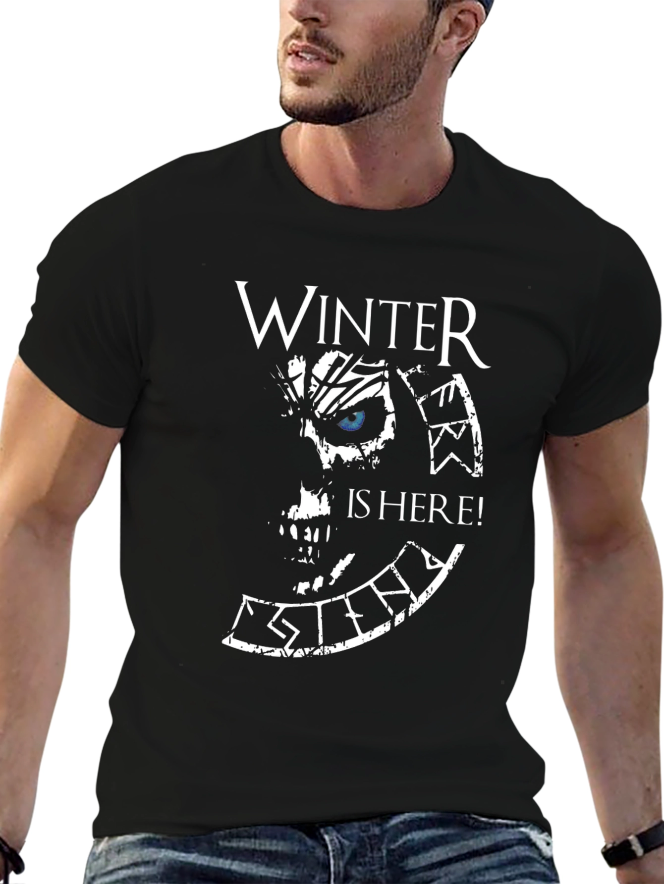 Winter is Here Mens Graphic T-Shirt