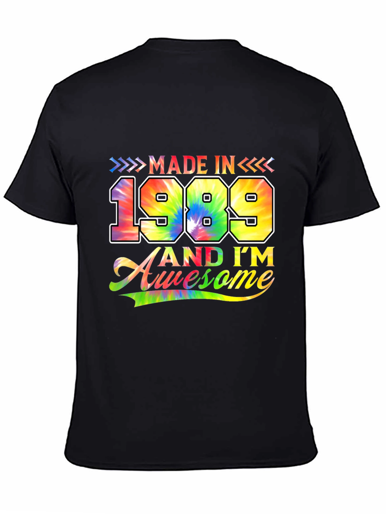 Made in 1989 Tie Dye Graphic T-Shirt