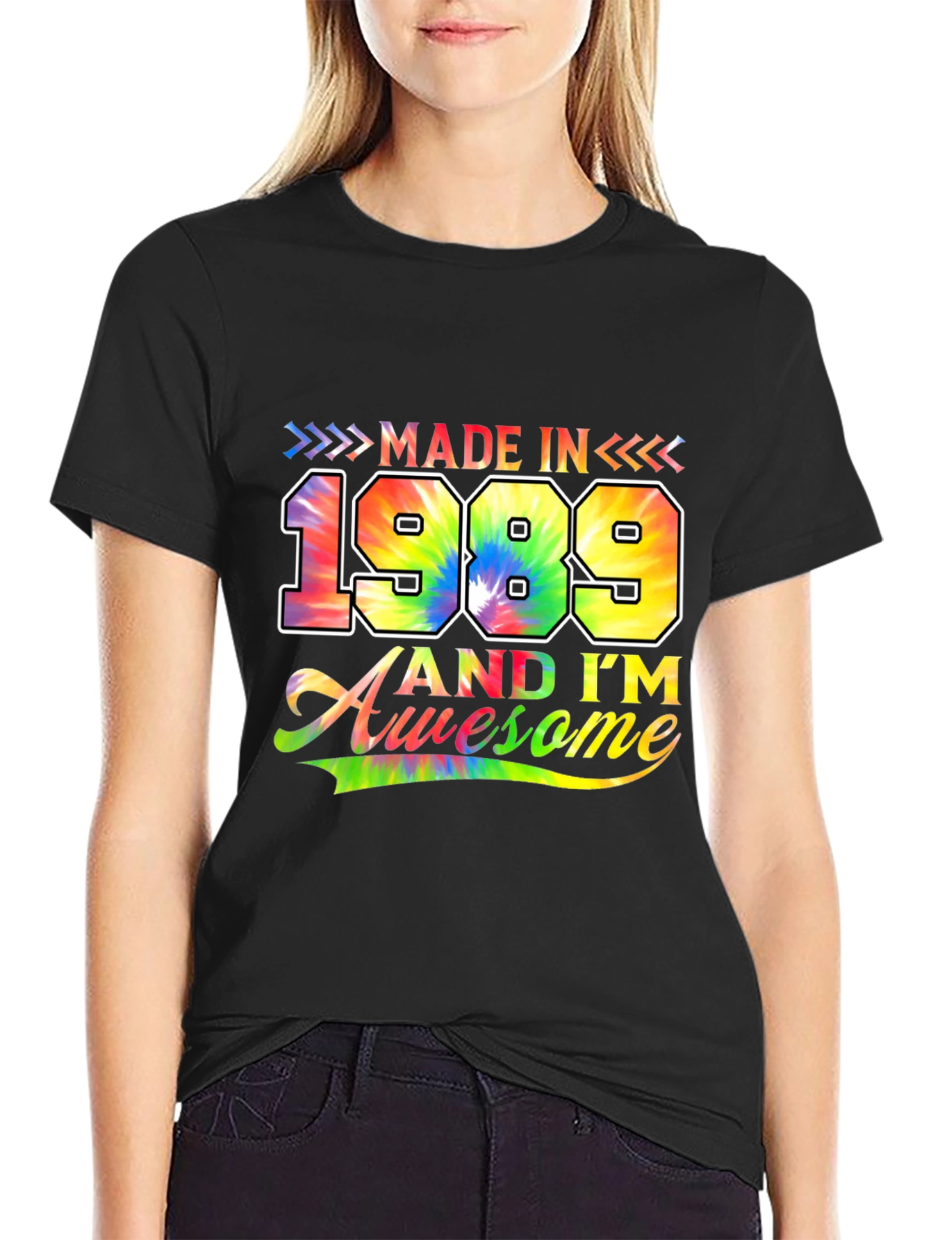 Made in 1989 Tie Dye Graphic T-Shirt