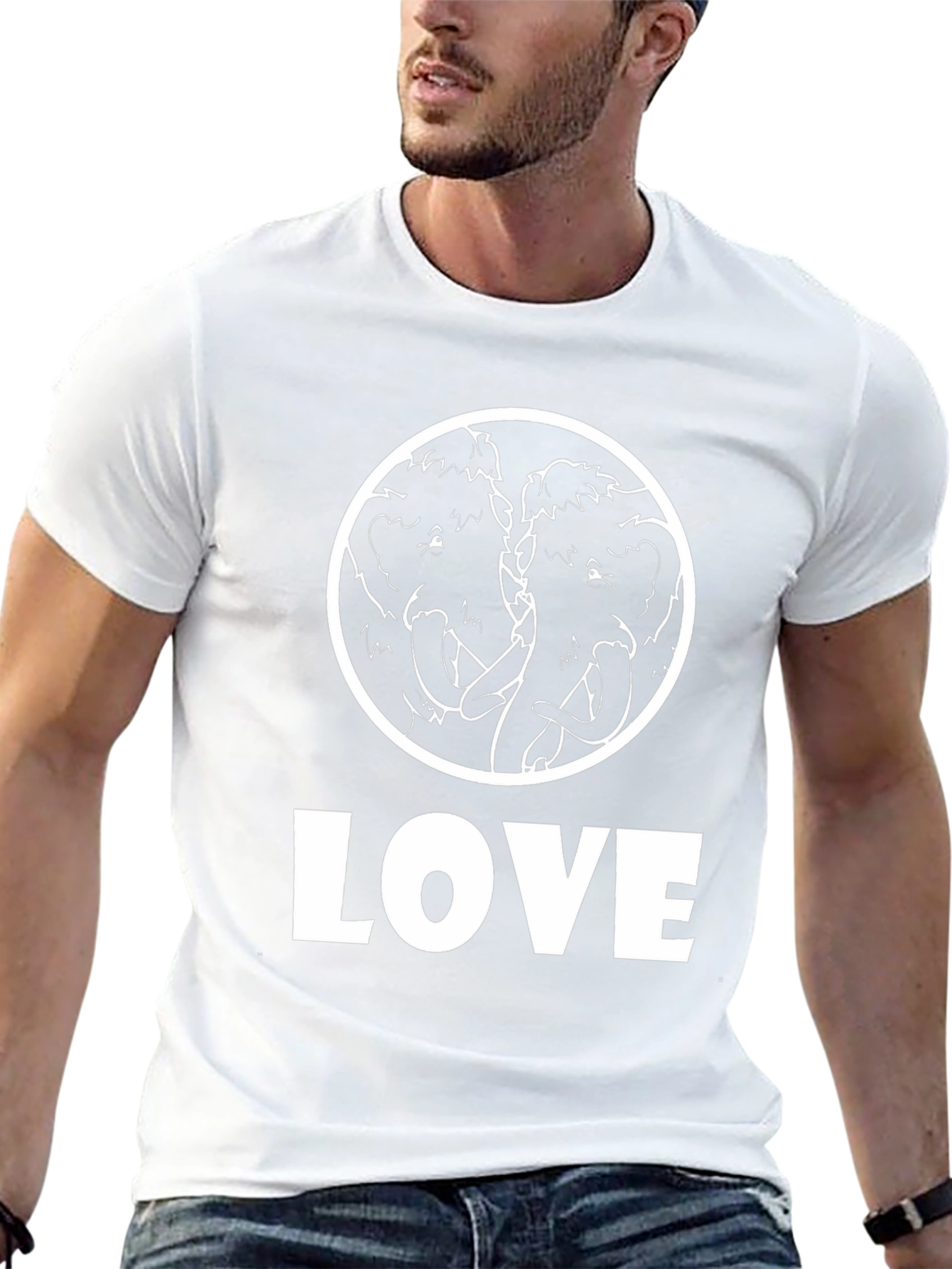 Mammoth Love Graphic Tee - Black Cotton T-Shirt