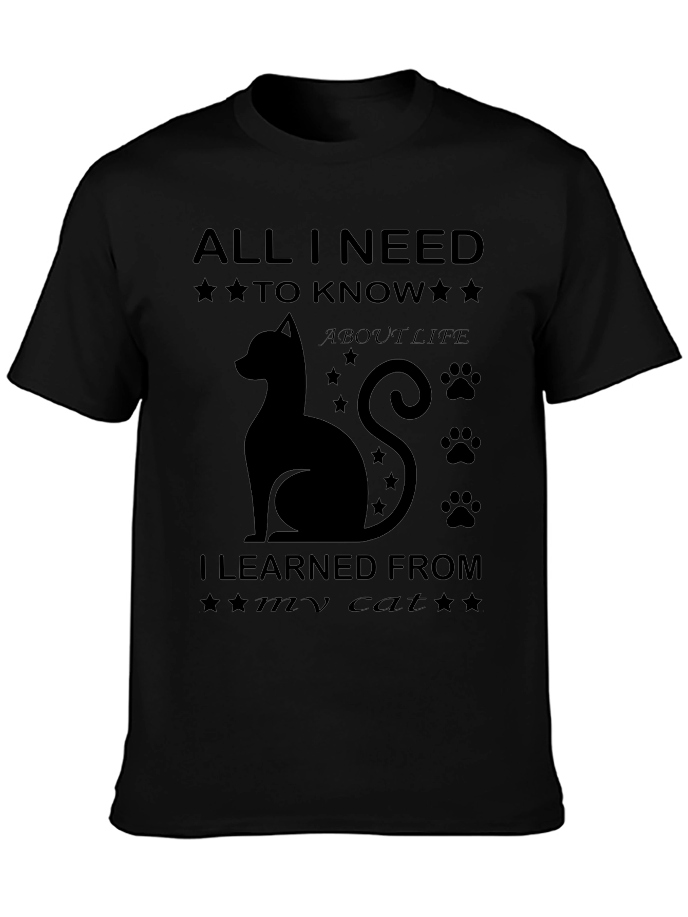 All I Need I Learned From My Cat T-Shirt