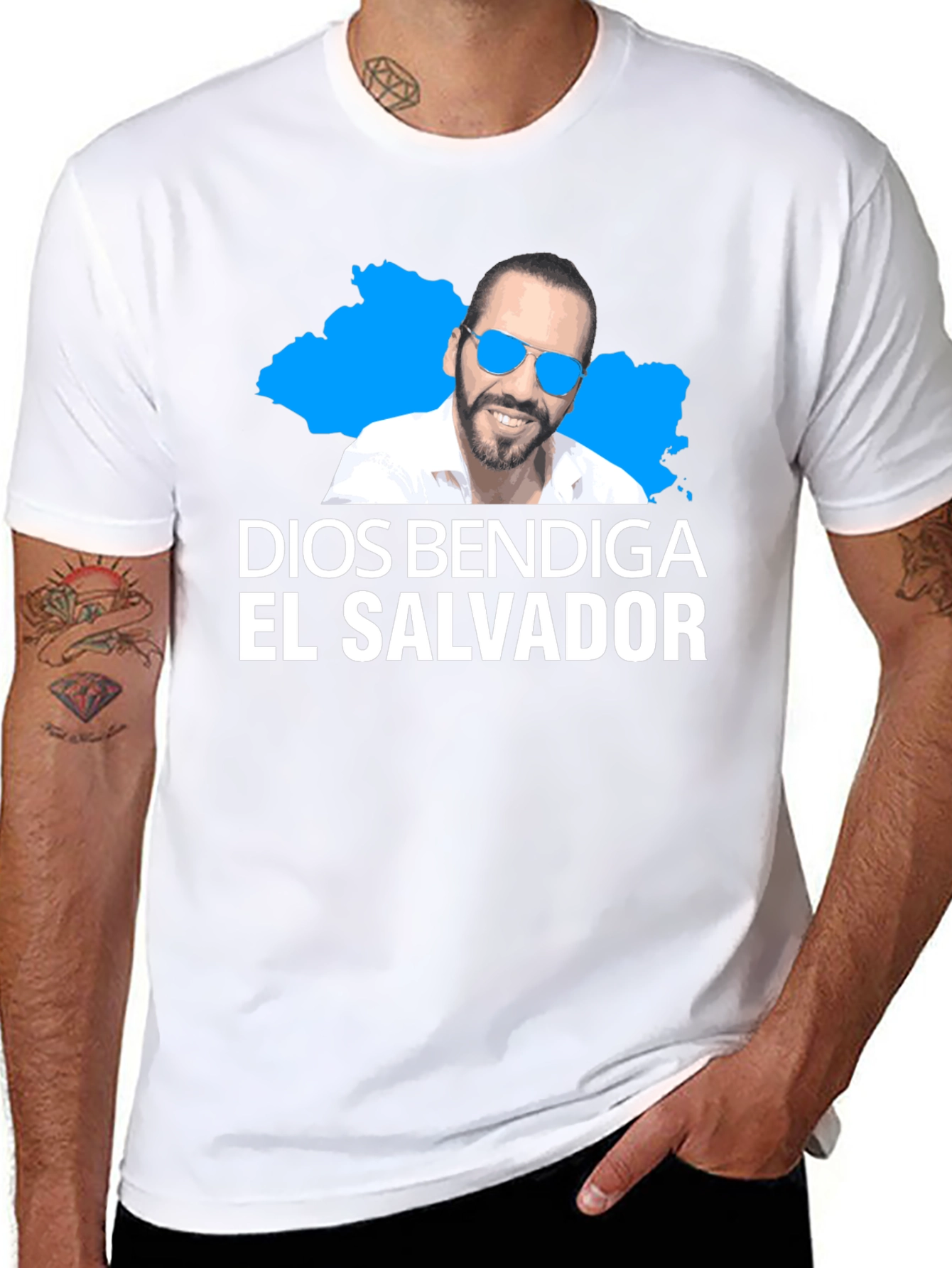 Dios Bendiga El Salvador T-Shirt