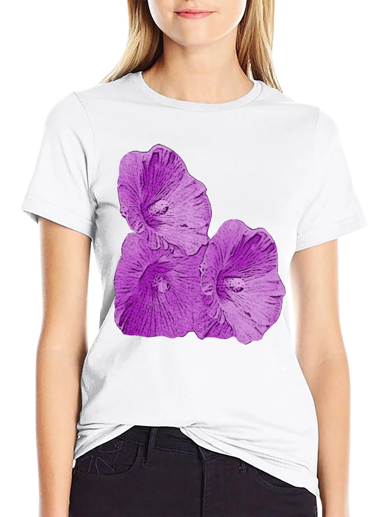 Floral Graphic Tee - Casual Comfort
