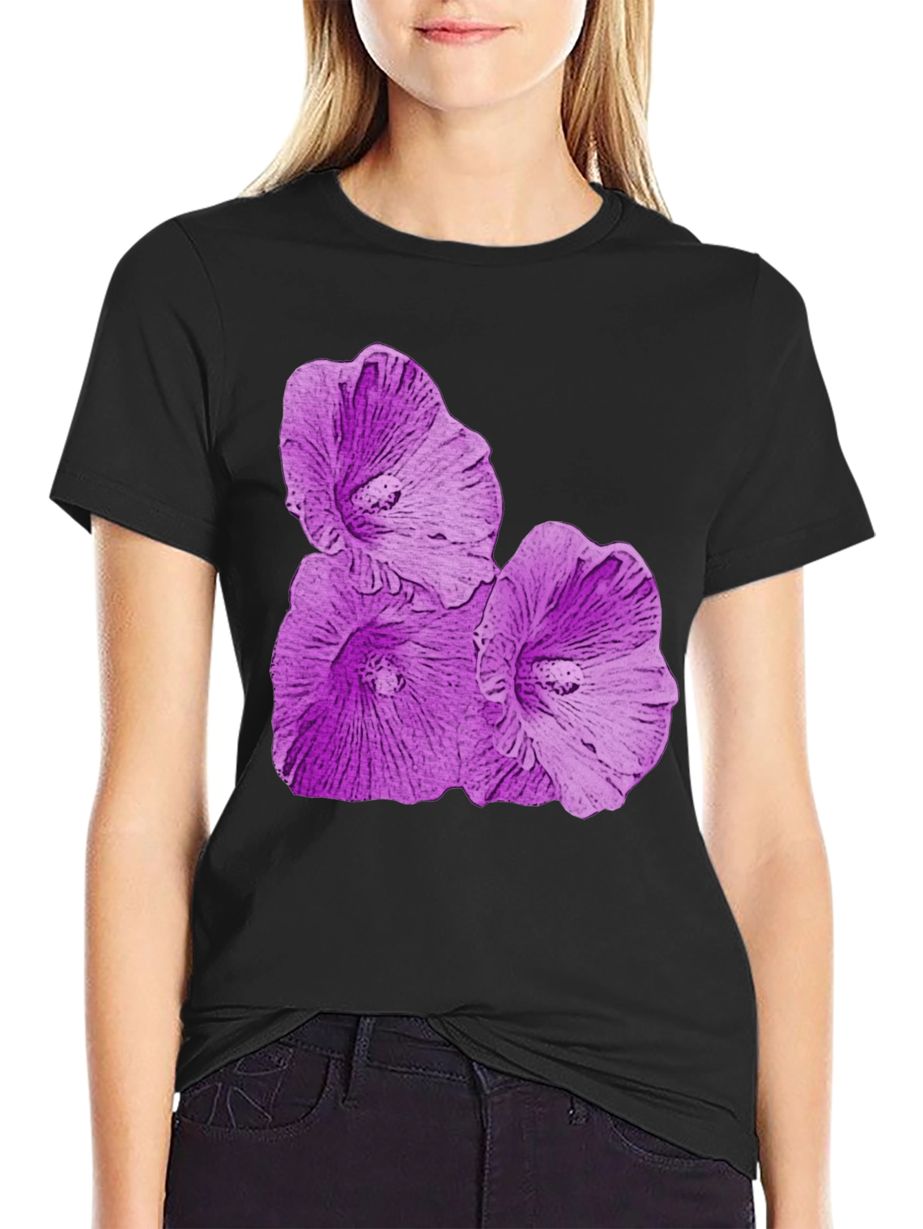 Floral Graphic Tee - Casual Comfort