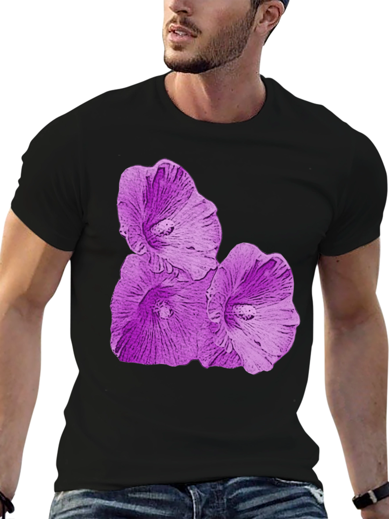 Floral Graphic Tee - Casual Comfort