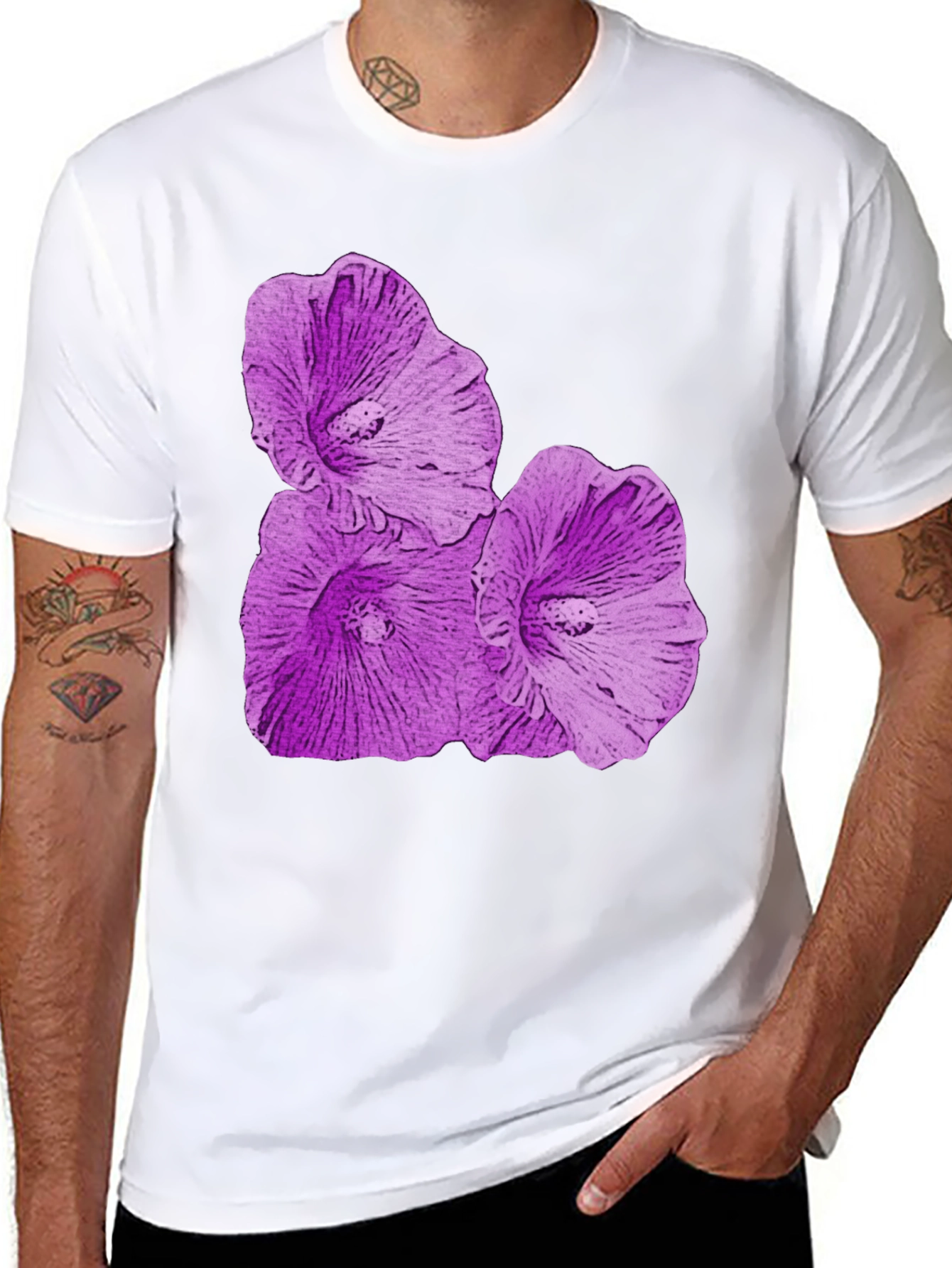 Floral Graphic Tee - Casual Comfort