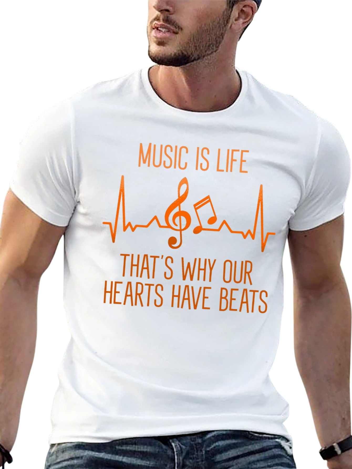 Music is Life Graphic Tee