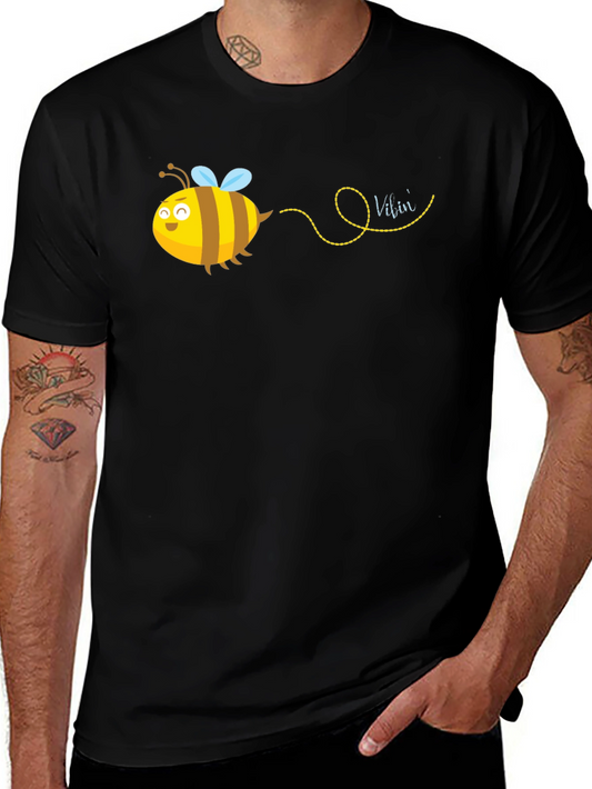 Bee Design Black T-Shirt