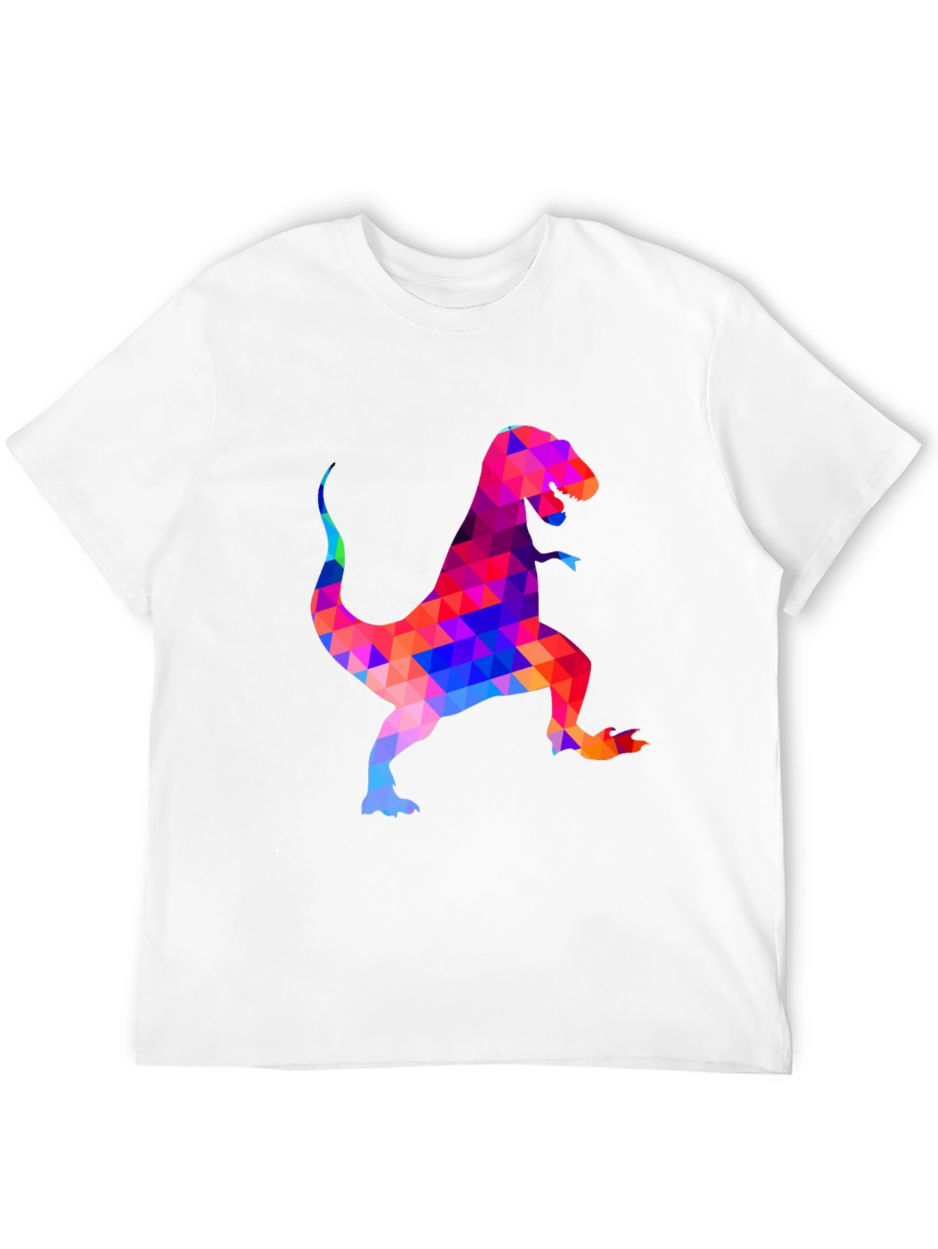 Geometric Dinosaur Graphic Tee