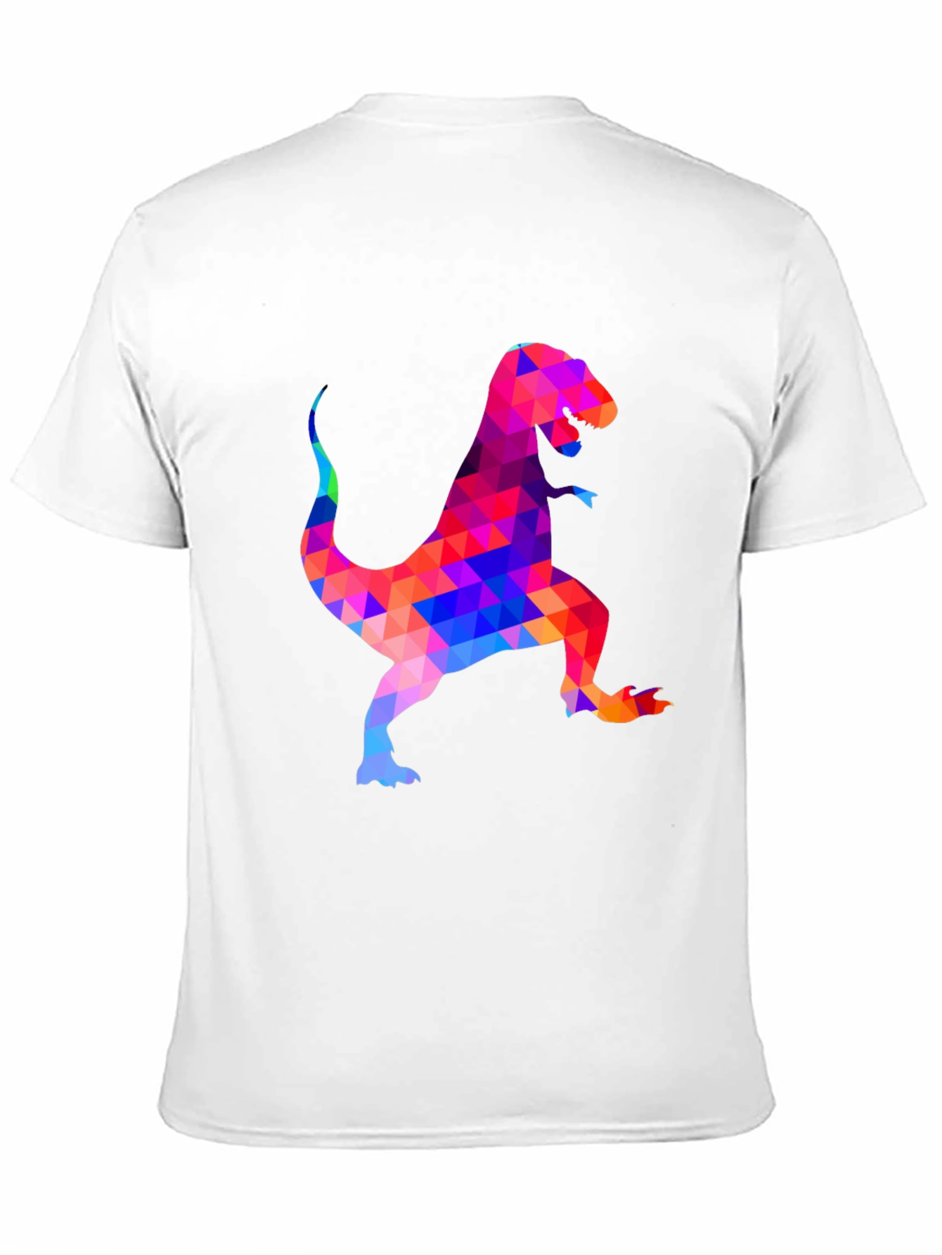 Geometric Dinosaur Graphic Tee
