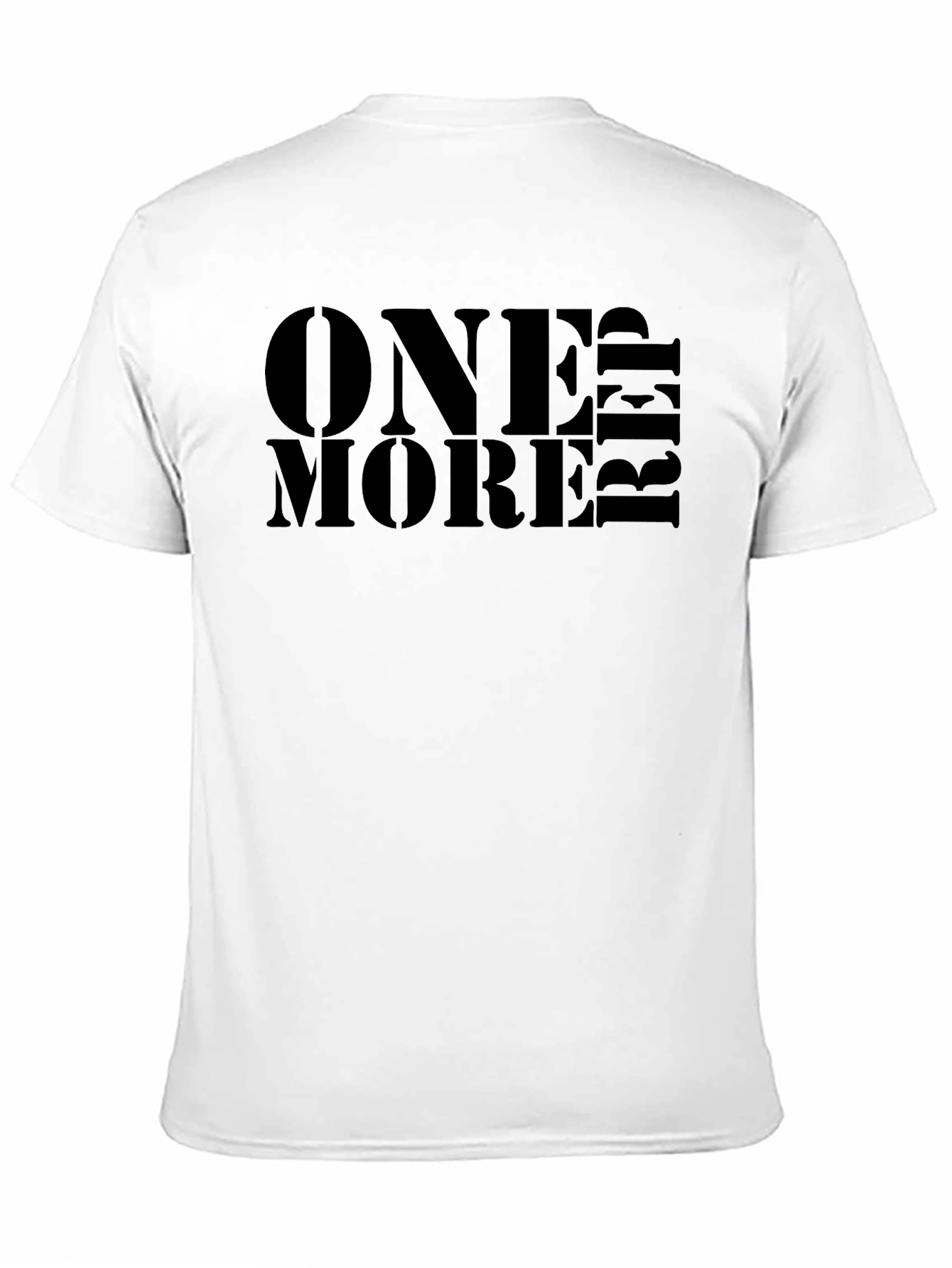One More Rep Black Graphic Tee