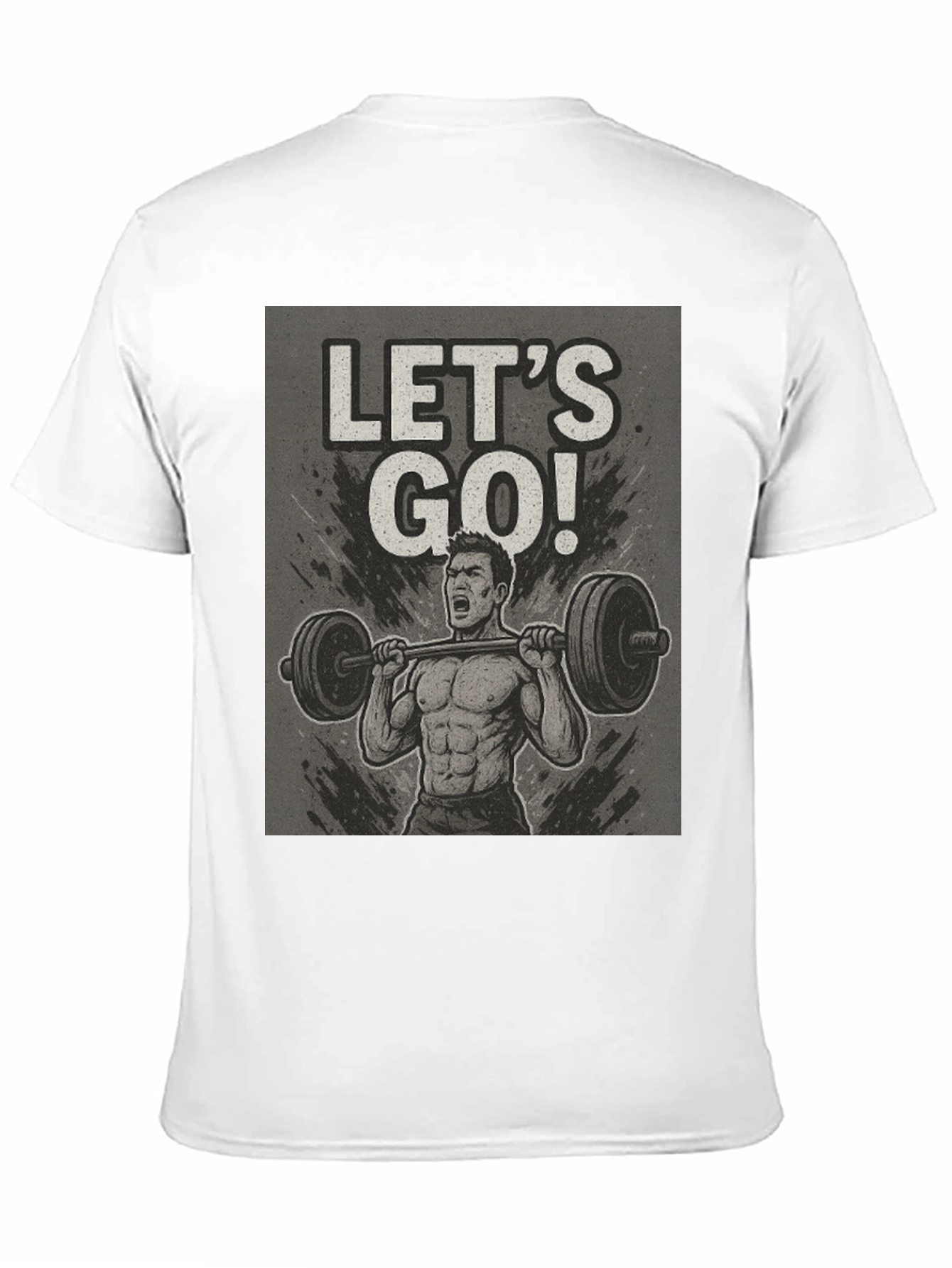 Lets Go Weightlifting Black T-Shirt