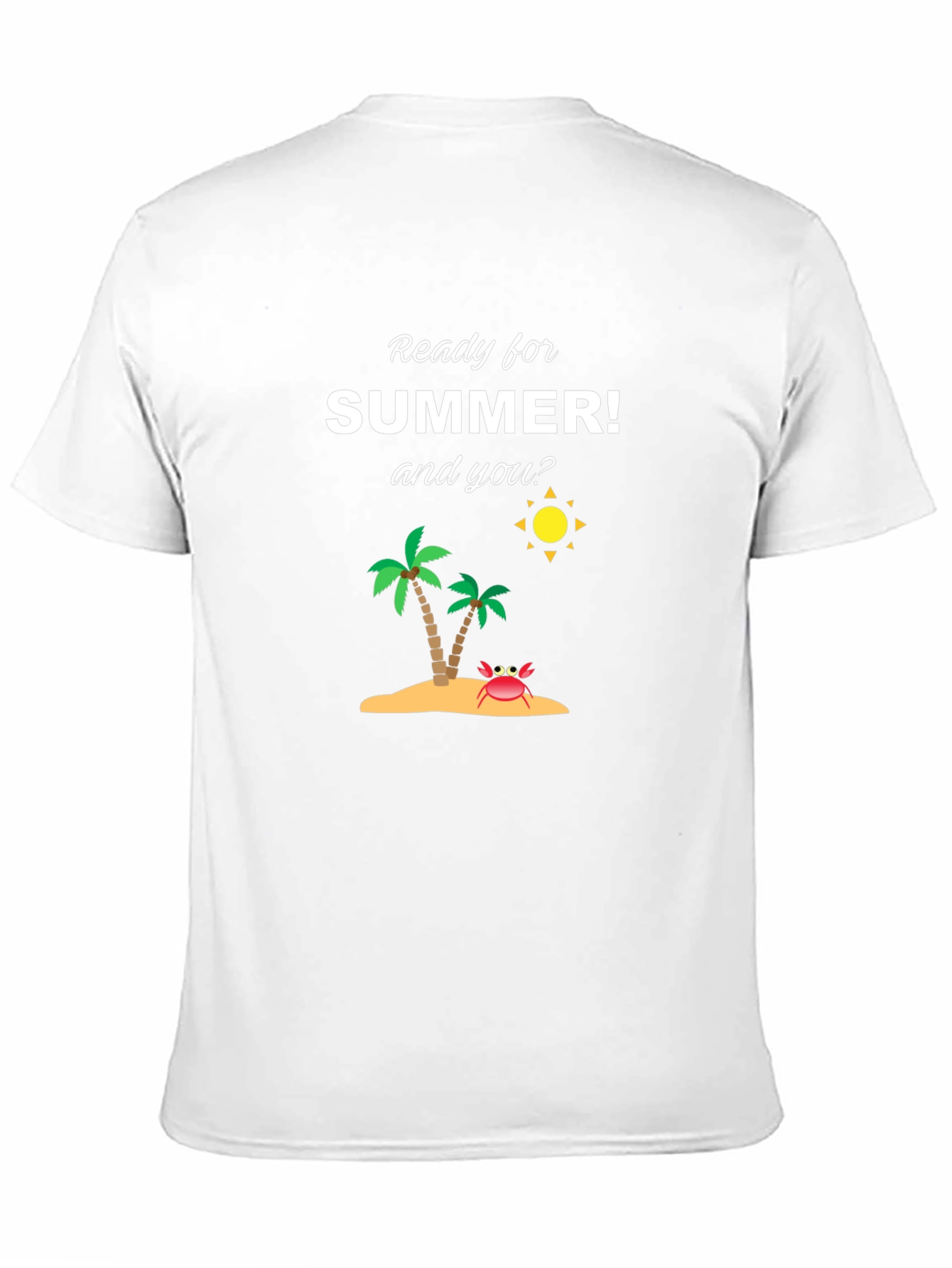 Ready for Summer T-Shirt - Black Graphic Tee
