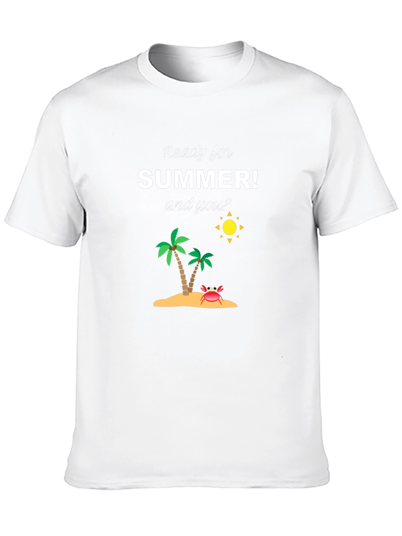 Ready for Summer T-Shirt - Black Graphic Tee