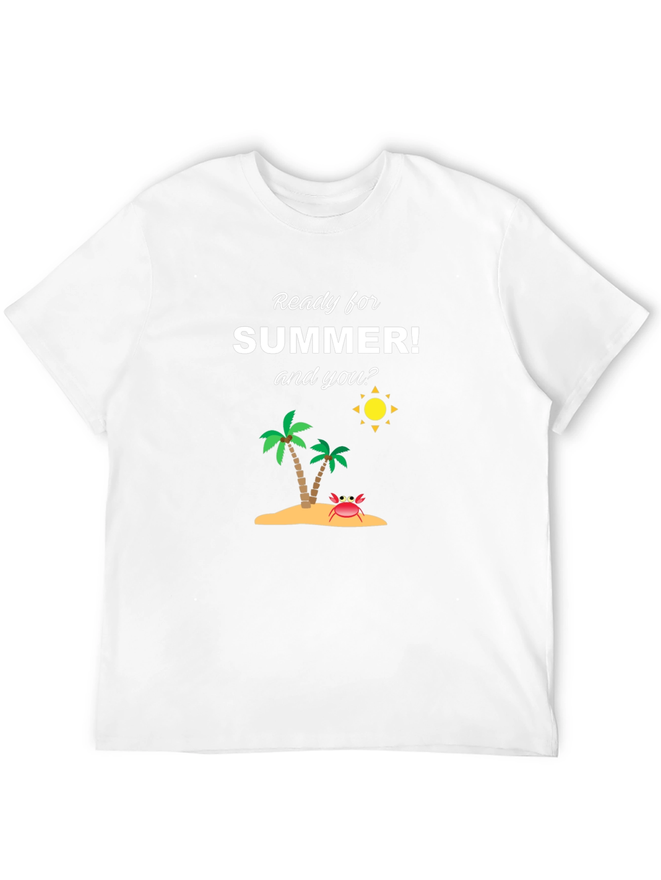 Ready for Summer T-Shirt - Black Graphic Tee