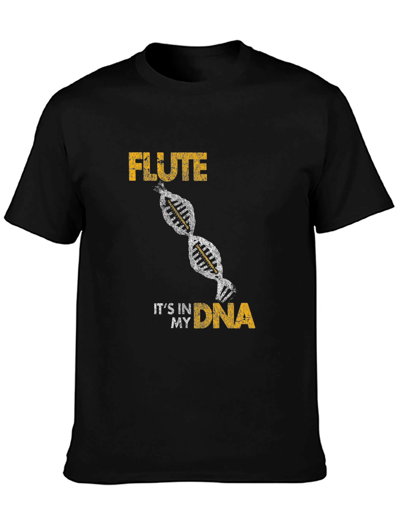 Flute DNA Graphic Tee - Musicians Statement Shirt
