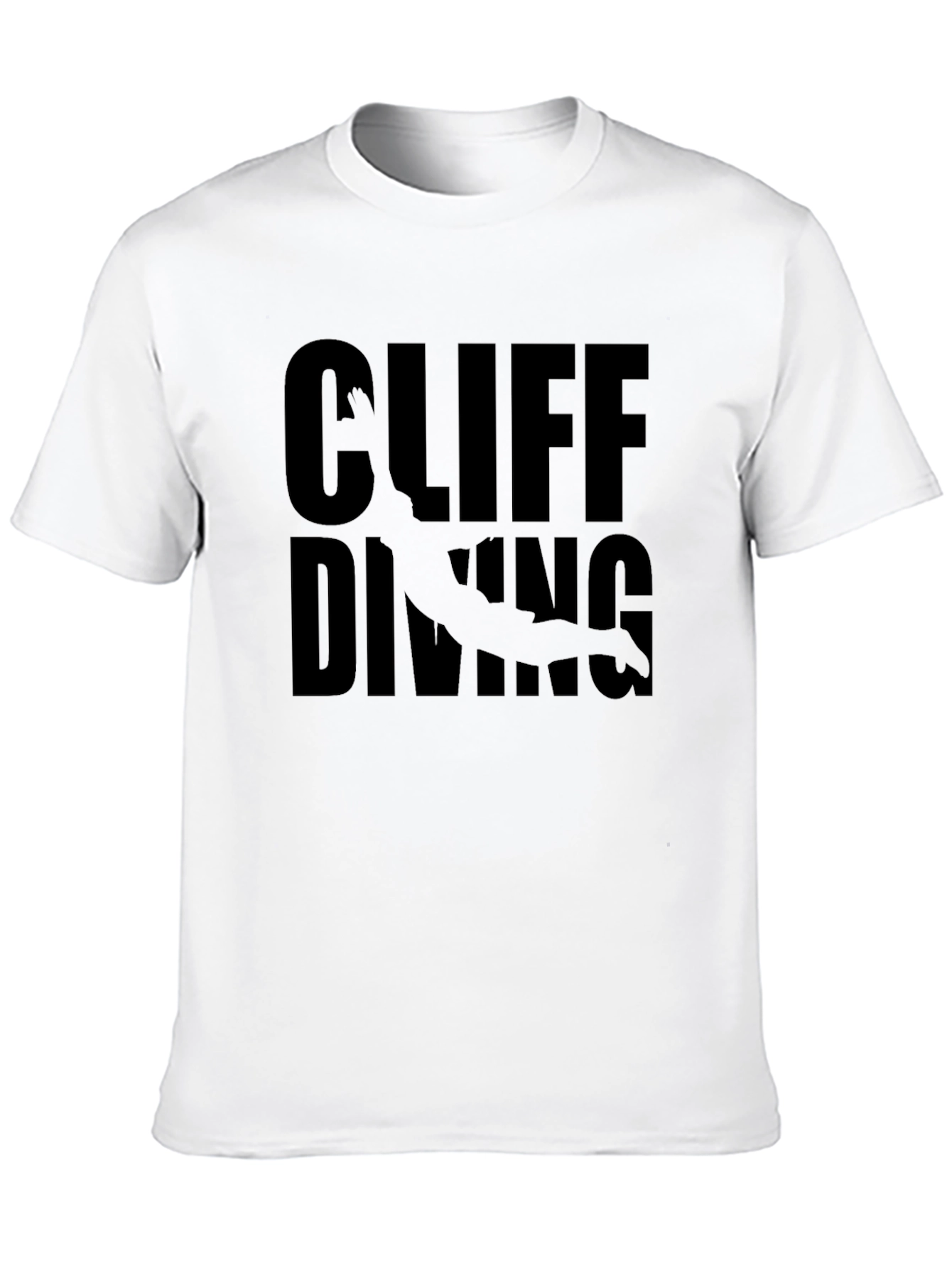 Cliff Diving Graphic Tee - Adventure Shirt