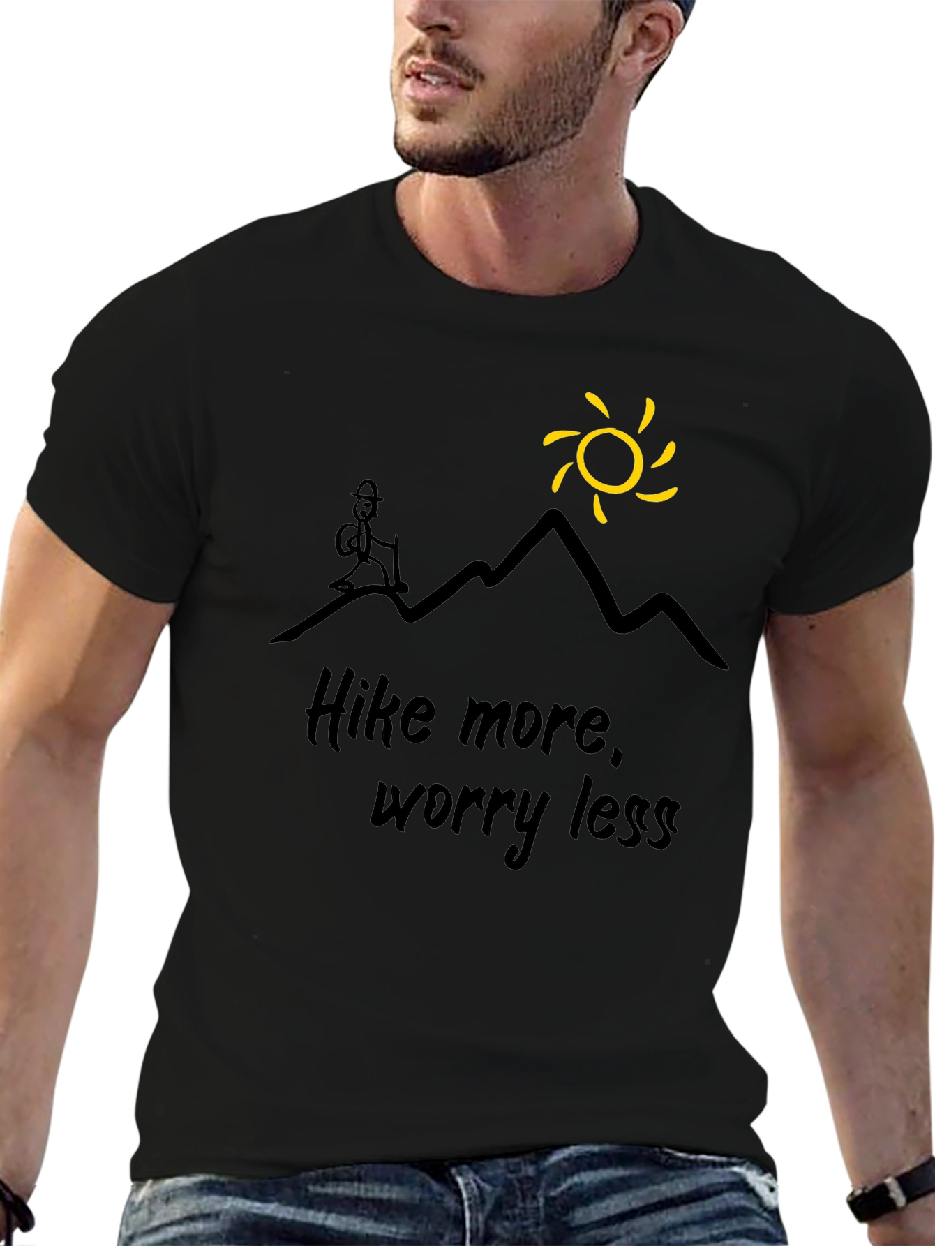 Hike More Worry Less Graphic Tee