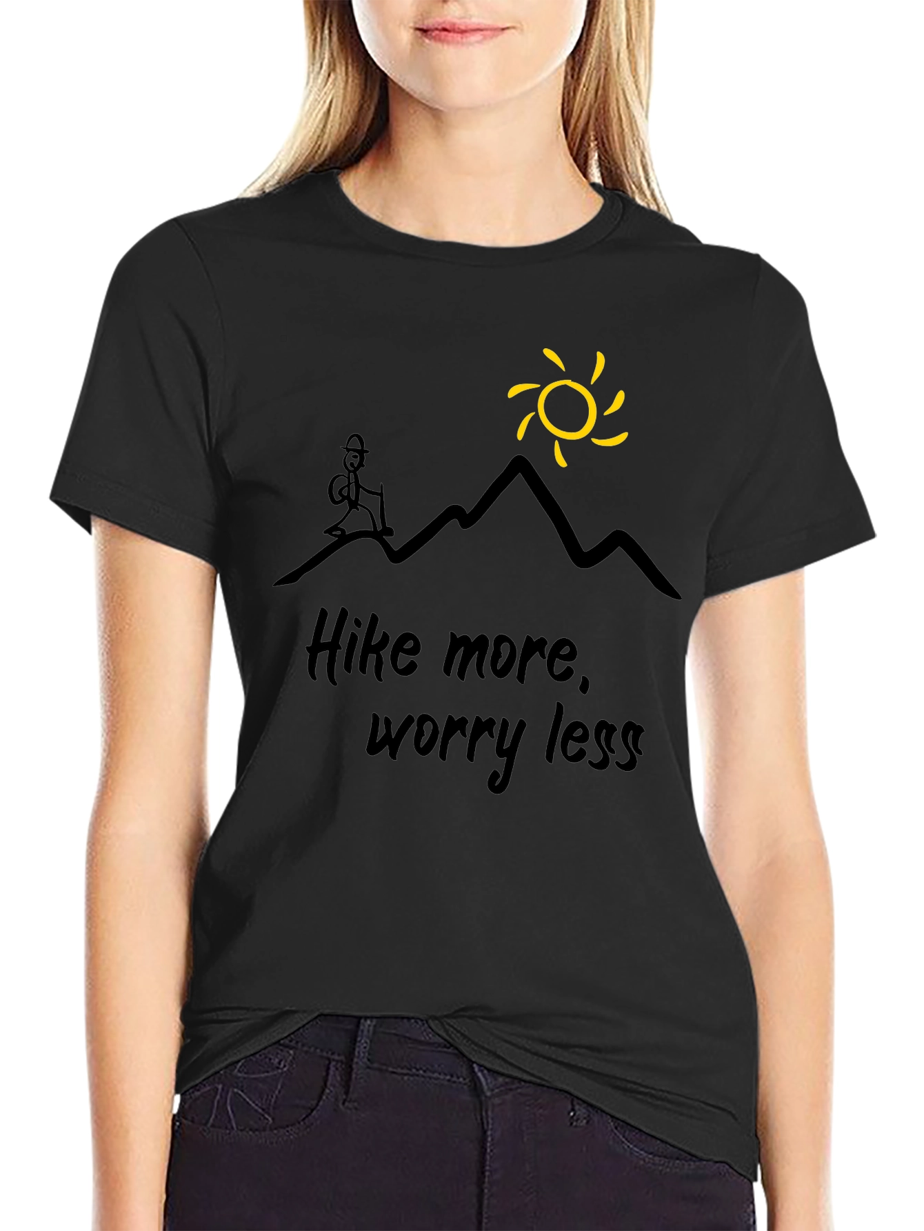 Hike More Worry Less Graphic Tee