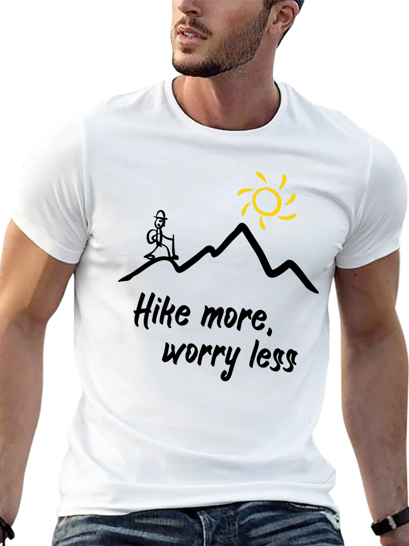 Hike More Worry Less Graphic Tee