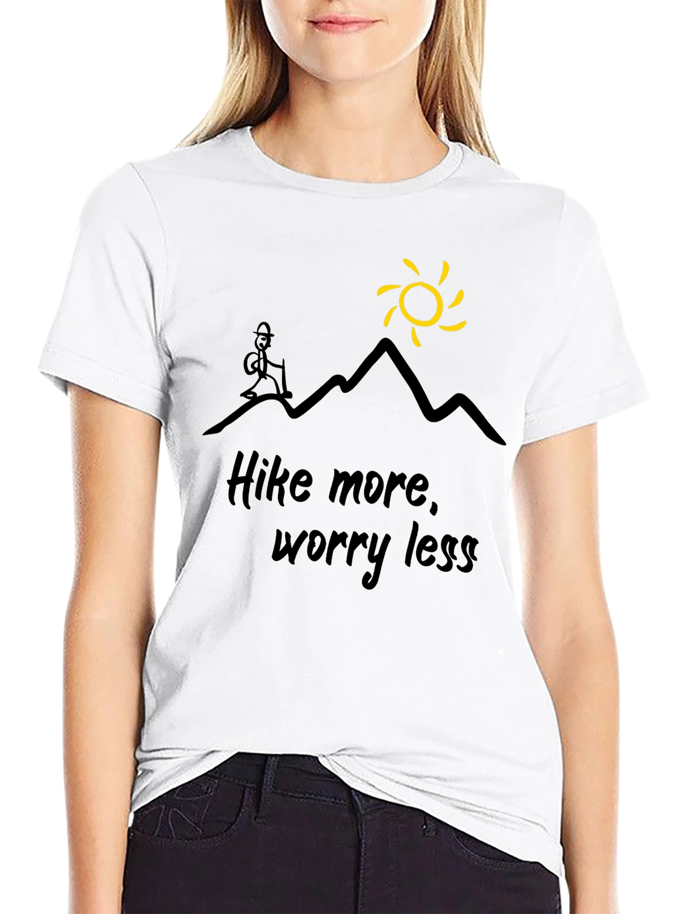 Hike More Worry Less Graphic Tee