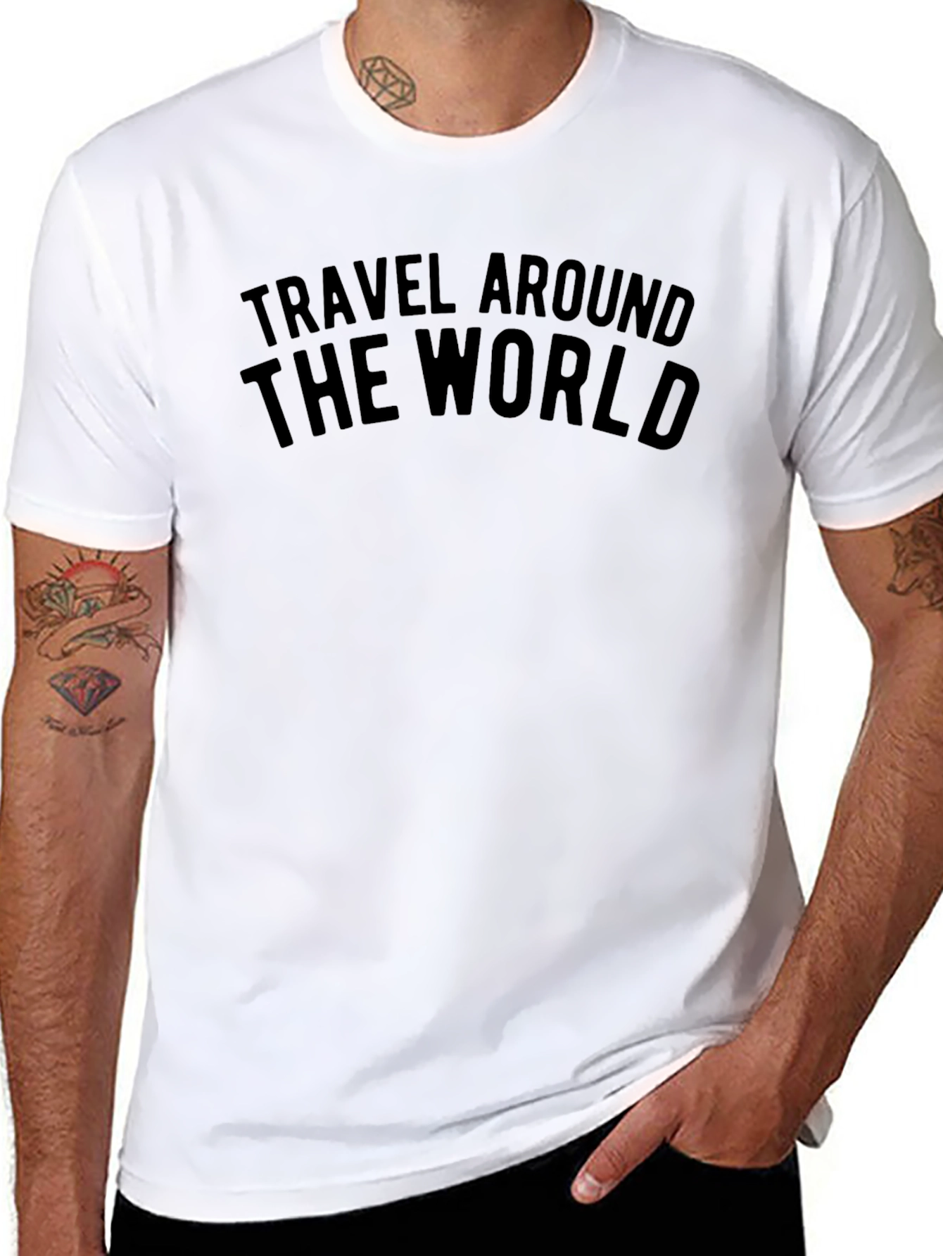 Travel Around the World Graphic Tee