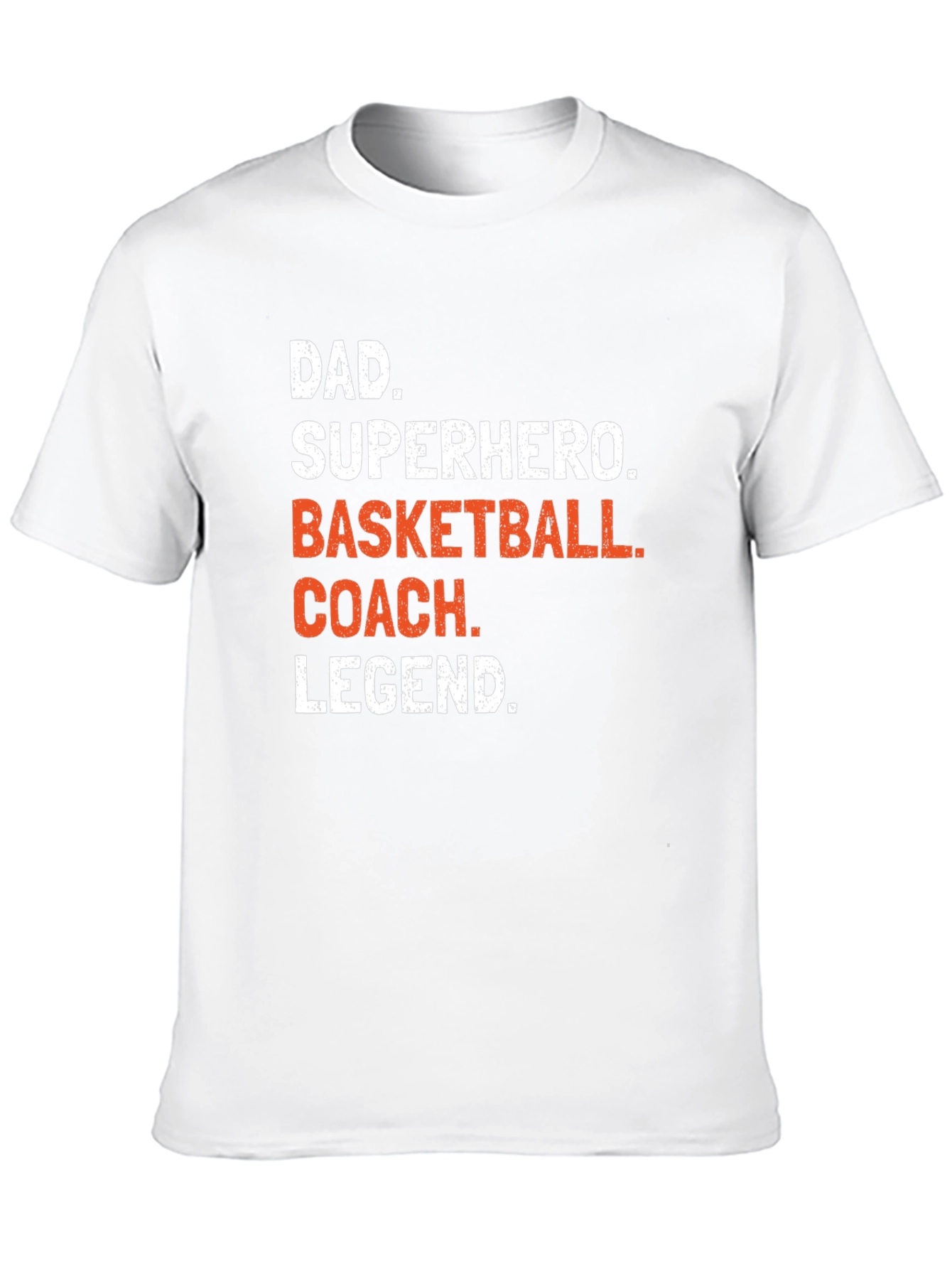 Dad Superhero Basketball Coach Legend T-Shirt