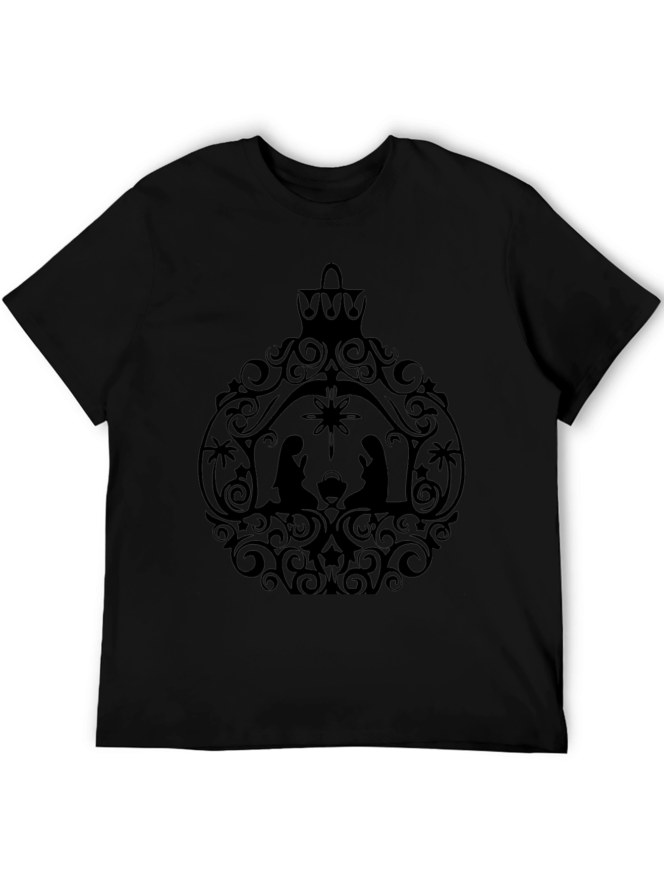 Nativity Scene Ornament Graphic Tee