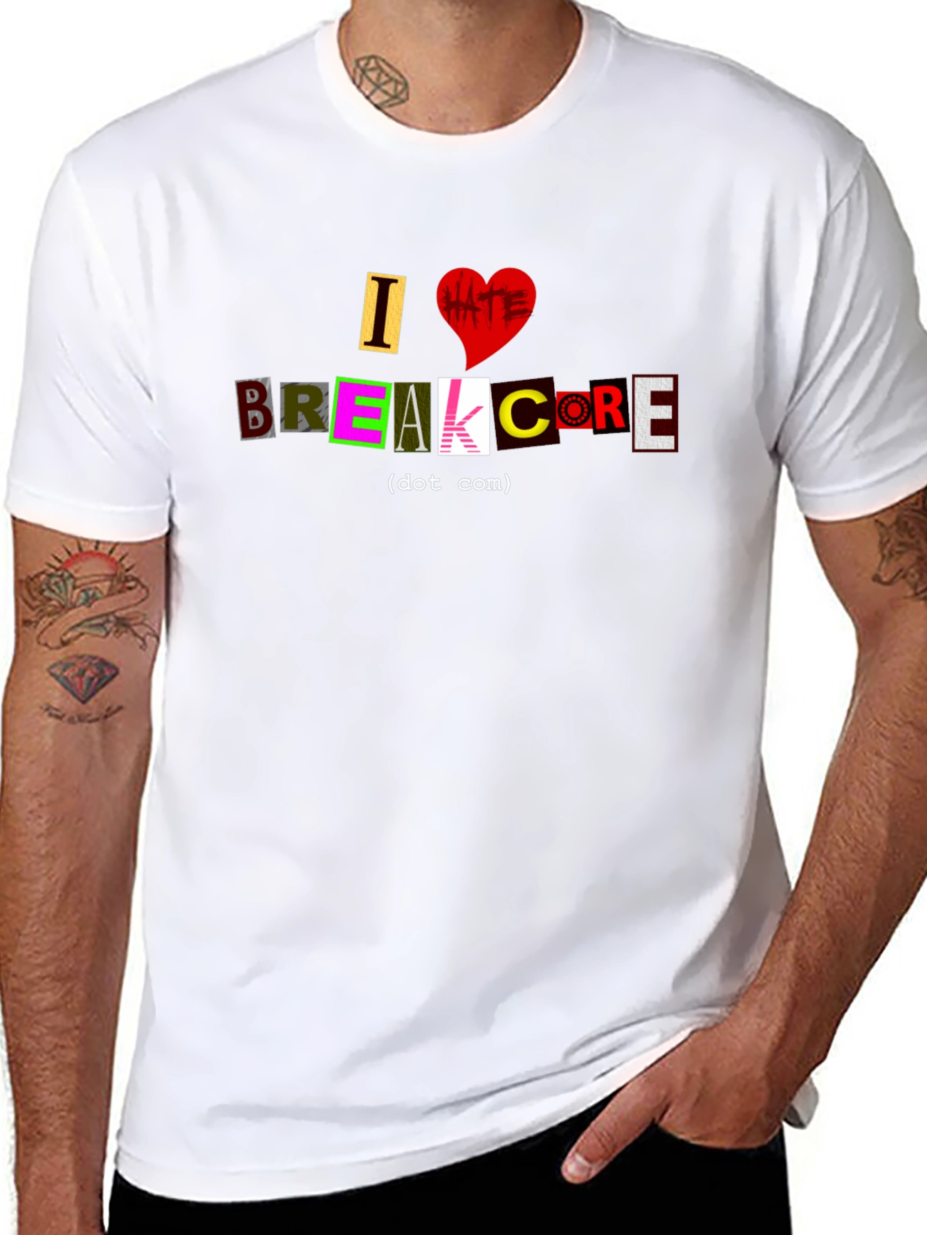 I Heart Breakcore T-Shirt Black