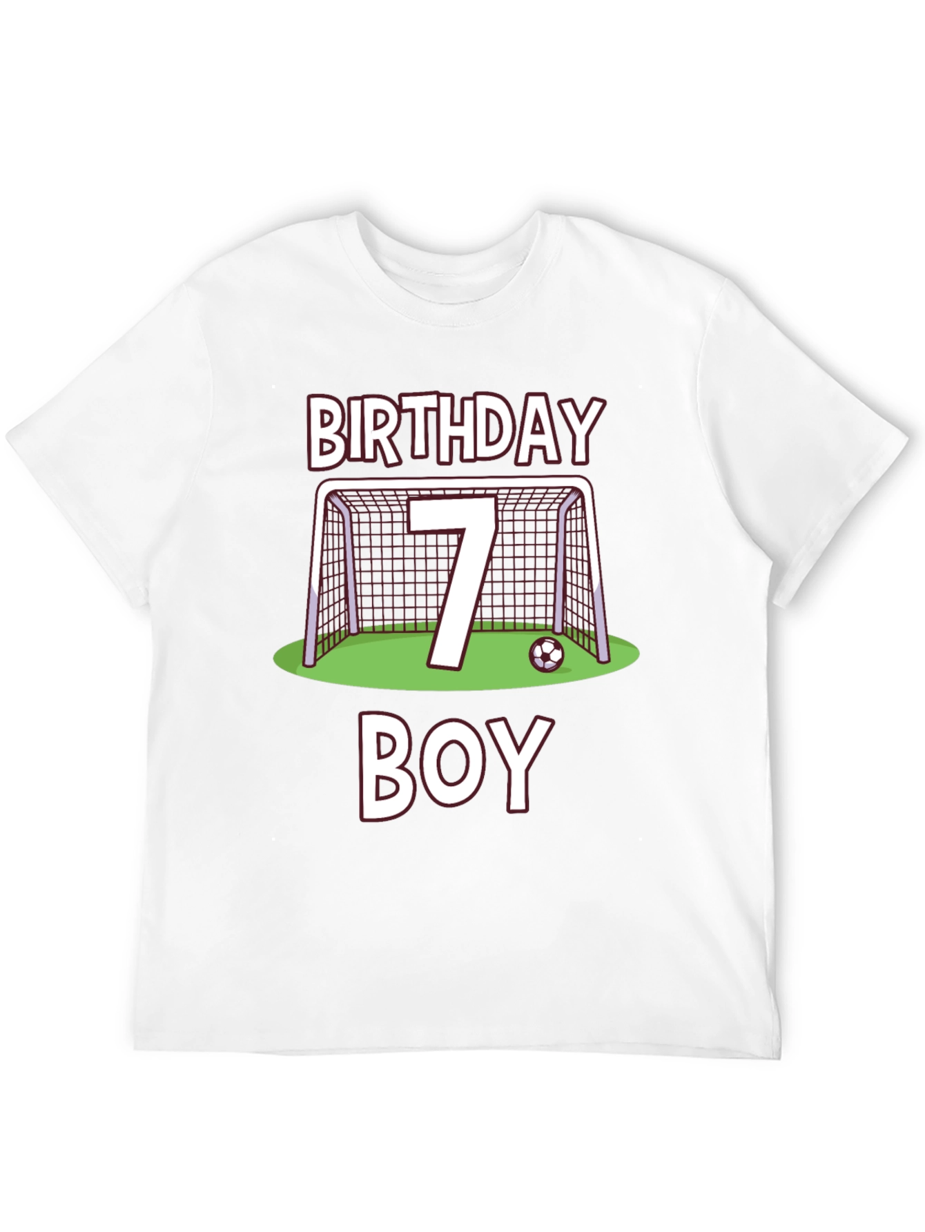 Birthday Boy Soccer T-Shirt - Number 7