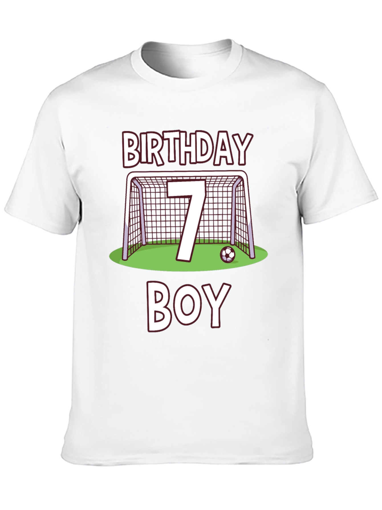 Birthday Boy Soccer T-Shirt - Number 7