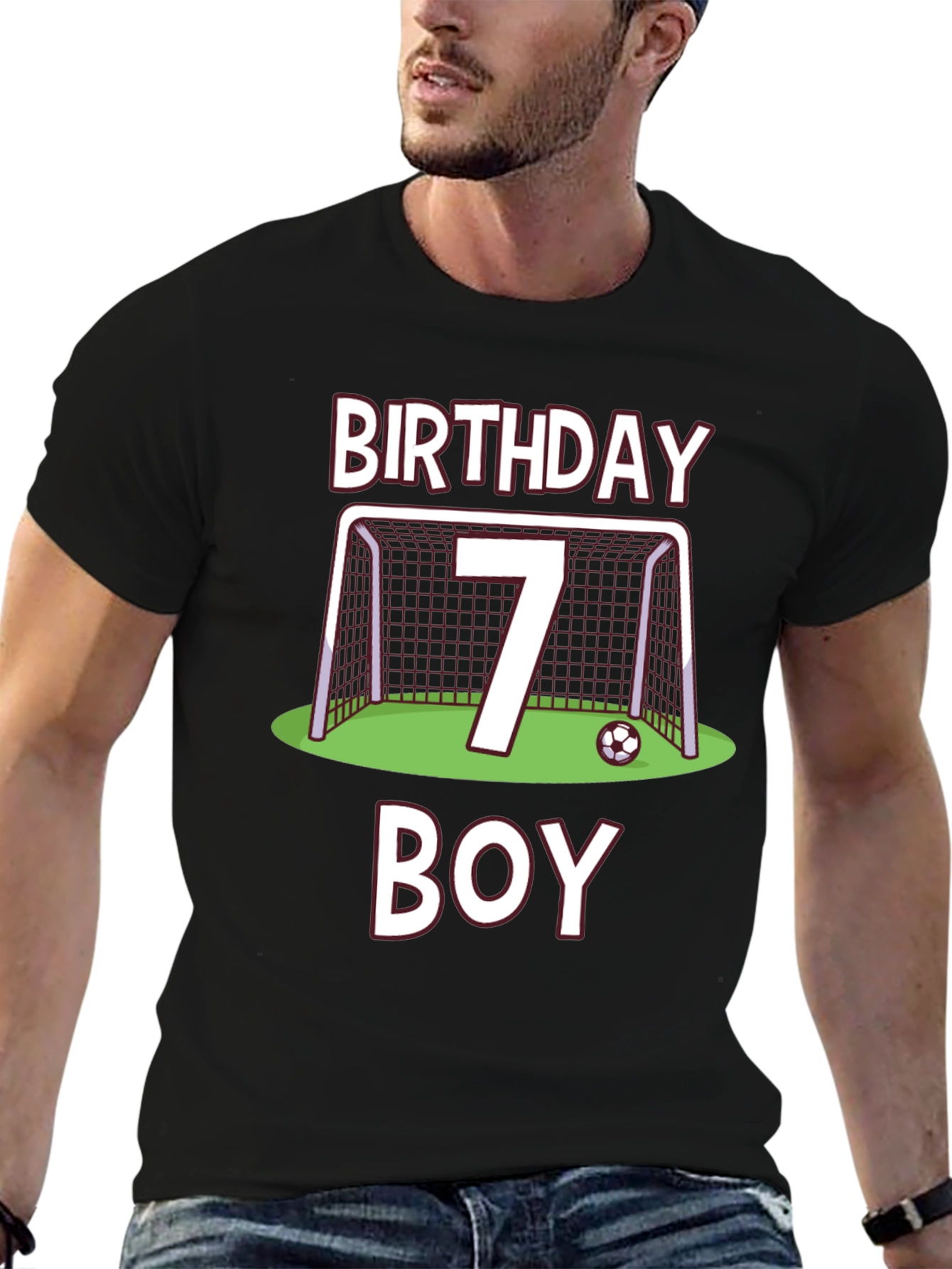 Birthday Boy Soccer T-Shirt - Number 7
