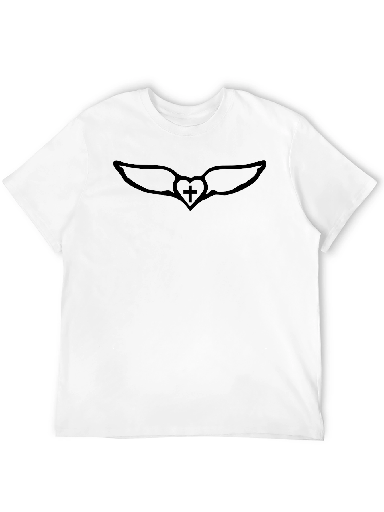 Winged Heart T-Shirt - Classic Black Tee